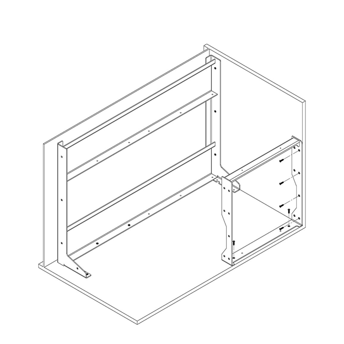 Полки FlyBOX (900мм), графит, Galaxy VIBO (FLYB45OMVGF) Полки FlyBOX (900мм), графит, Galaxy VIBO (FLYB45OMVGF)