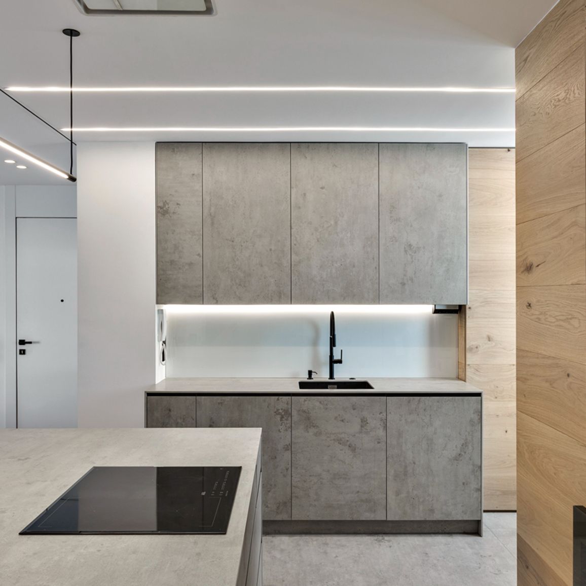 Керамогранит NEOLITH Fusion Beton silk 12 мм 3200Х1600 Керамогранит NEOLITH Fusion Beton silk 12 мм 3200Х1600