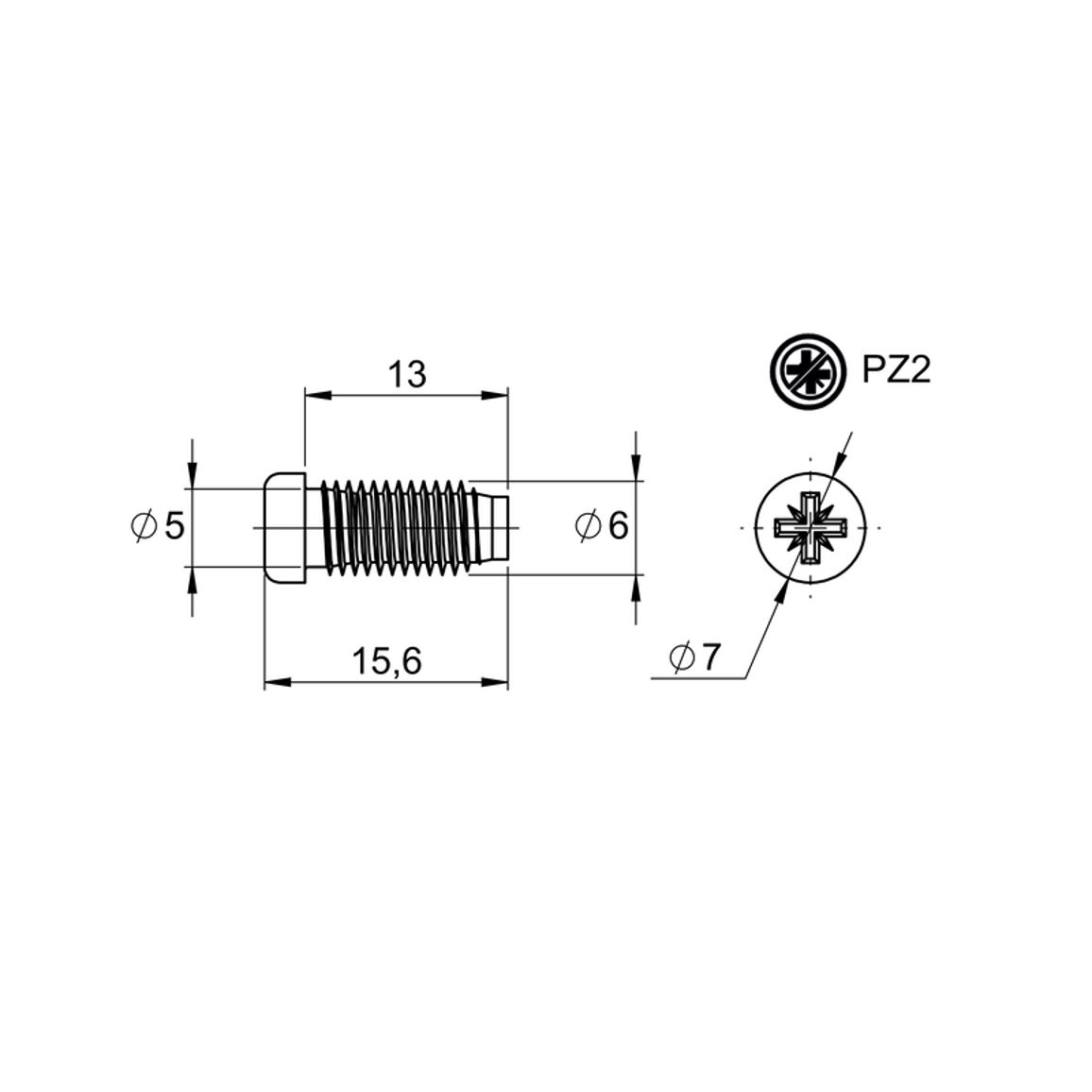 Стяжка для полок 18 мм Shelf Block D=15, Permo Стяжка для полок 18 мм Shelf Block D=15, Permo