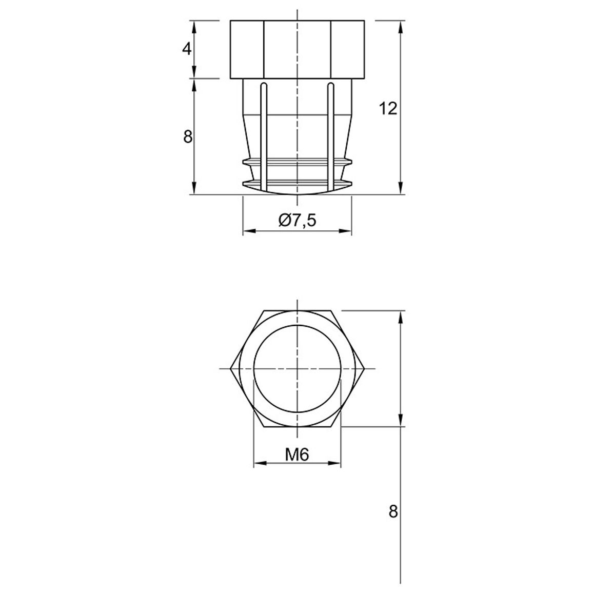 Комплект корпусная стяжка Housing Ø10 для плиты 18 мм, Permo Комплект корпусная стяжка Housing Ø10 для плиты 18 мм, Permo