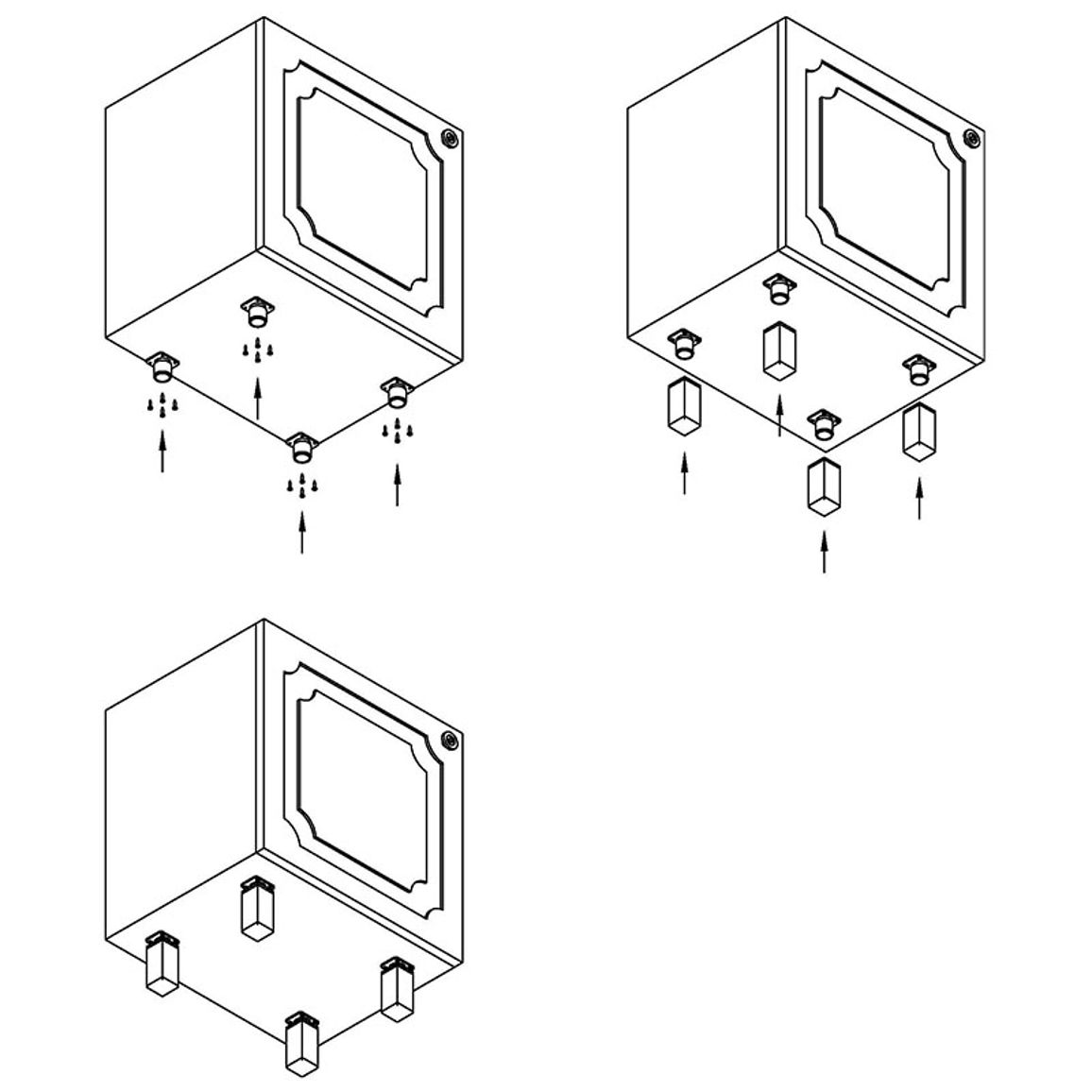 Ножка мебельная регулируемая, NА 02C00 h=100-110мм, алюм., max 100кг Ножка мебельная регулируемая, NА 02C00 h=100-110мм, алюм., max 100кг