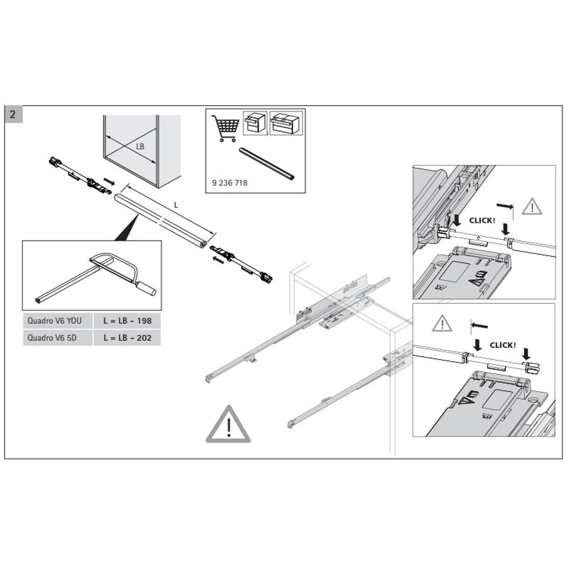 Механізм Push to open Silent 10-30кг (9257896) Hettich (Quadro YOU / Quadro V6 5D)