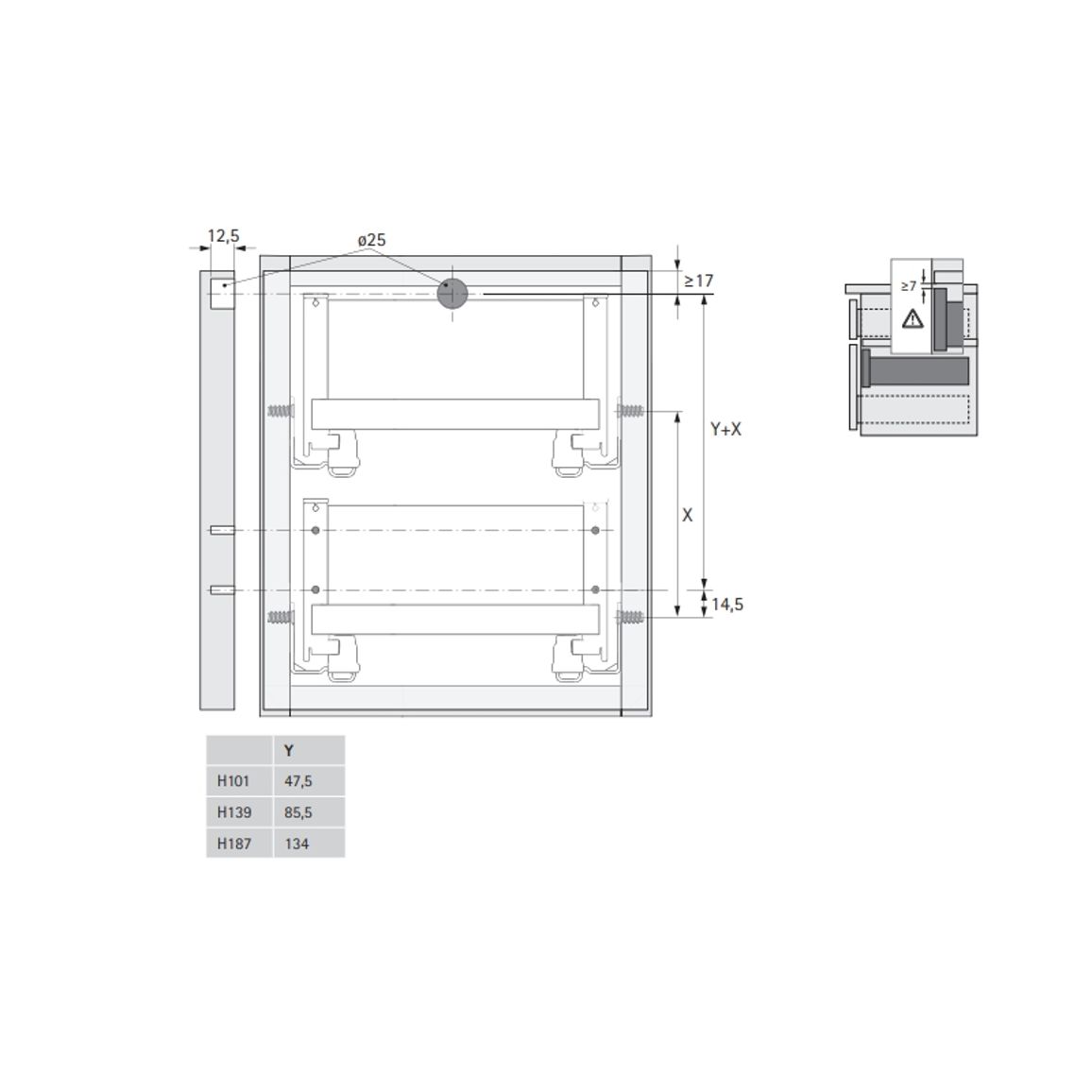 AvanTech YOU фиксатор внутреннего ящика белый (9257735) Hettich AvanTech YOU фиксатор внутреннего ящика белый (9257735) Hettich