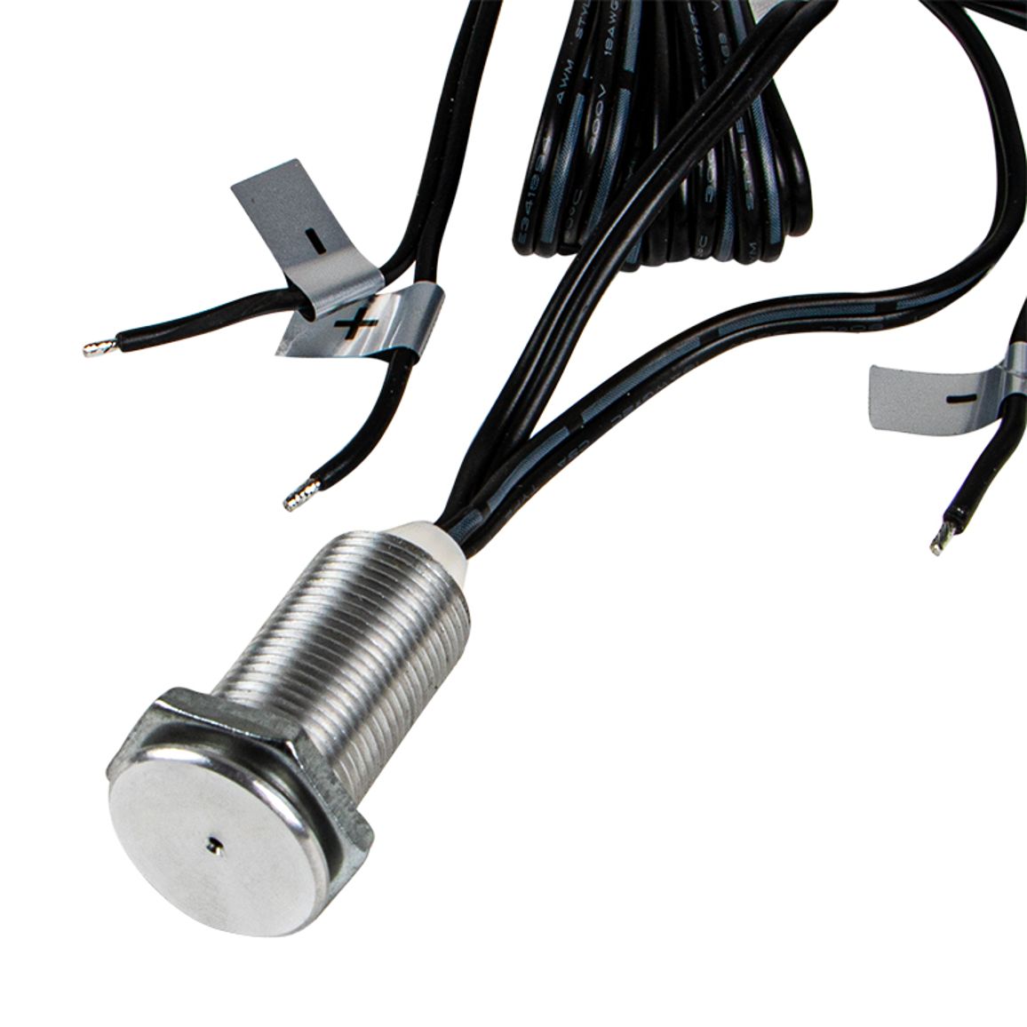 Сенсорний вимикач на дотик з димув. (алюміній), 12V/24V, 60W/120W
