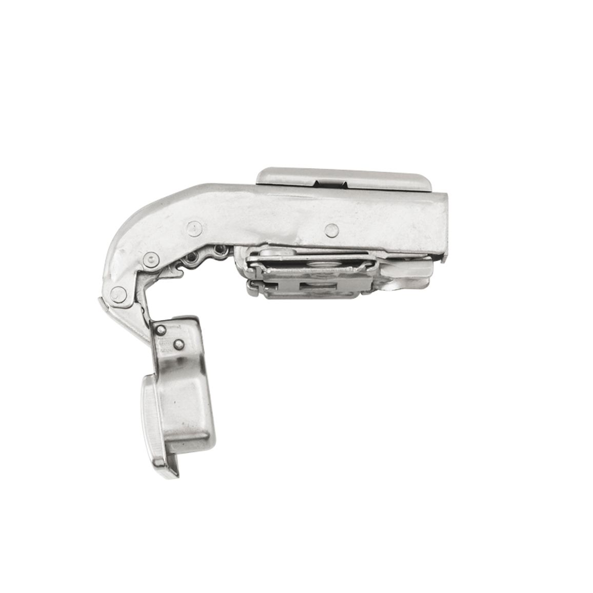 Петля Clip-On, 90° равнолежащая, с доводчиком, никель, 3D Muller Profi Line Петля Clip-On, 90° равнолежащая, с доводчиком, никель, 3D Muller Profi Line