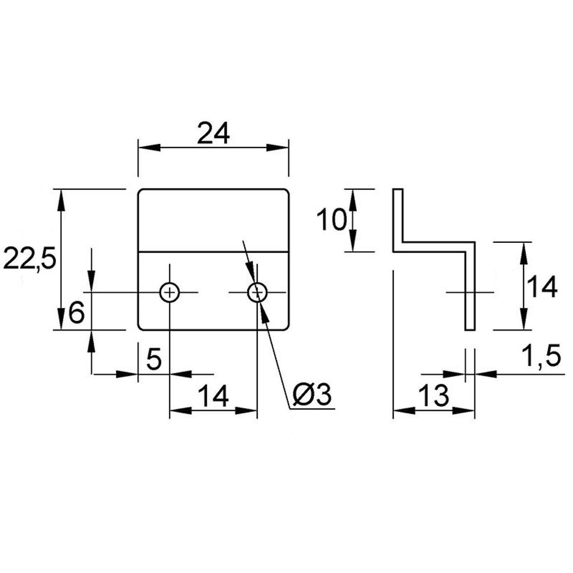Замок врезной двухсторонний Muller CL 22mm Замок врезной двухсторонний Muller CL 22mm