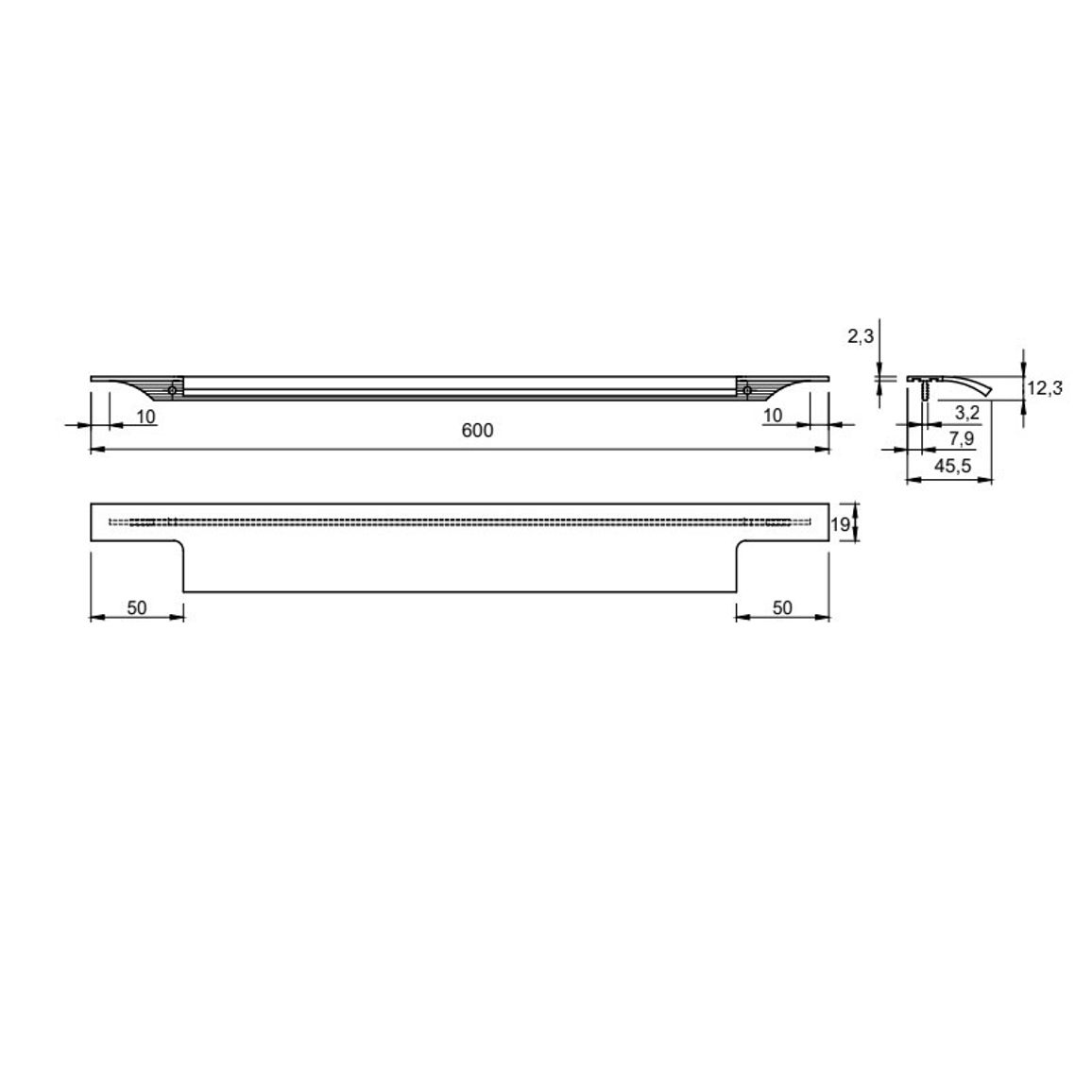 Ручка Ferro Fiori M 0011.600 черный Ручка Ferro Fiori M 0011.600 черный