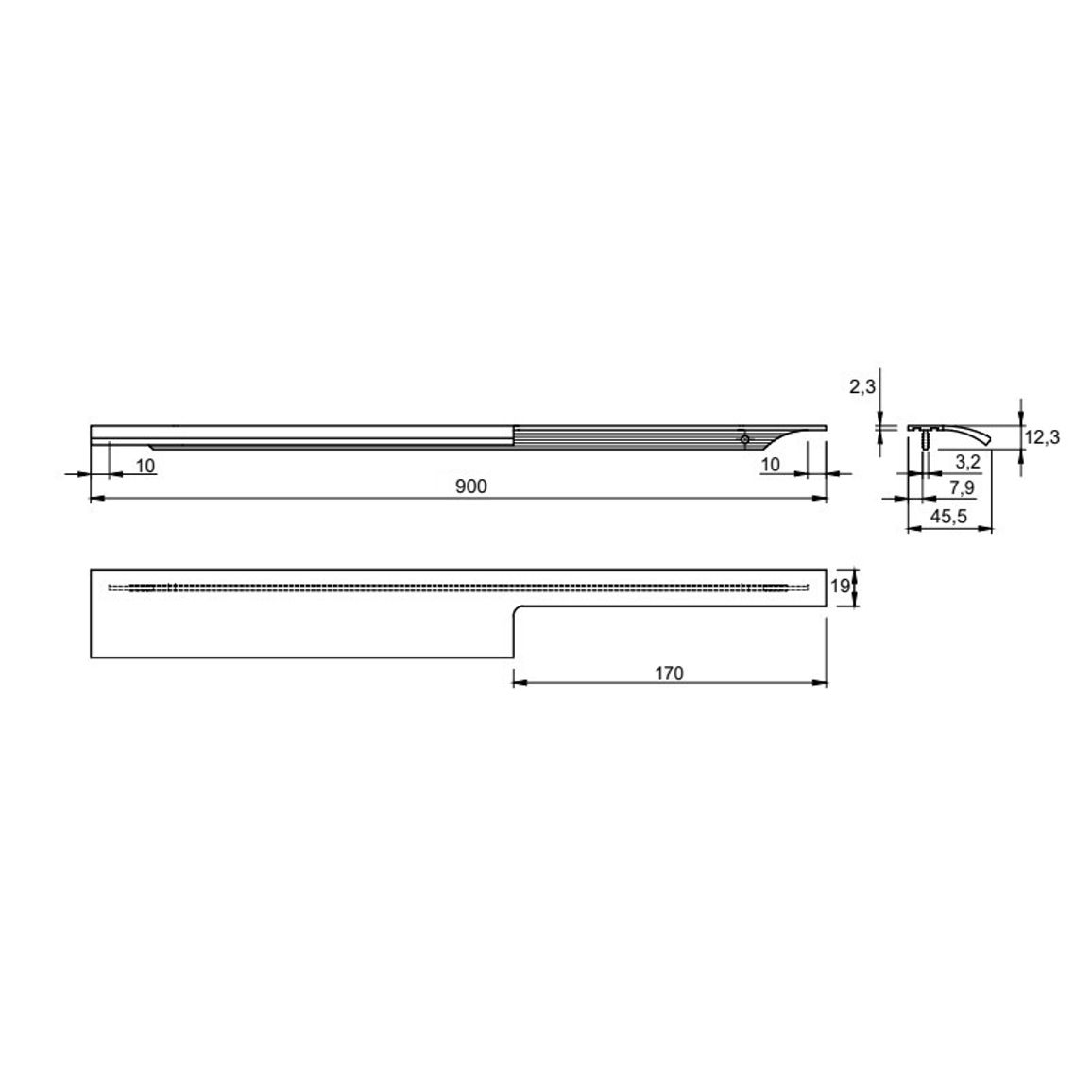 Ручка Ferro Fiori M 0013.900 черный Ручка Ferro Fiori M 0013.900 черный