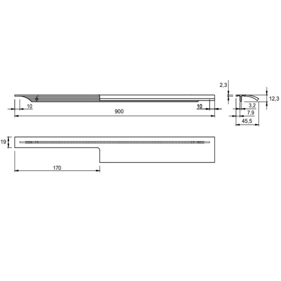 Ручка Ferro Fiori M 0018.900 нікель Ручка Ferro Fiori M 0018.900 нікель