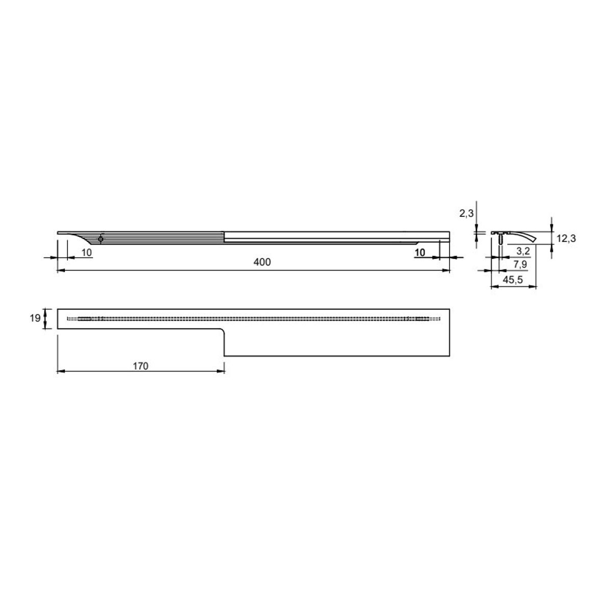 Ручка Ferro Fiori M 0018.400 черный Ручка Ferro Fiori M 0018.400 черный