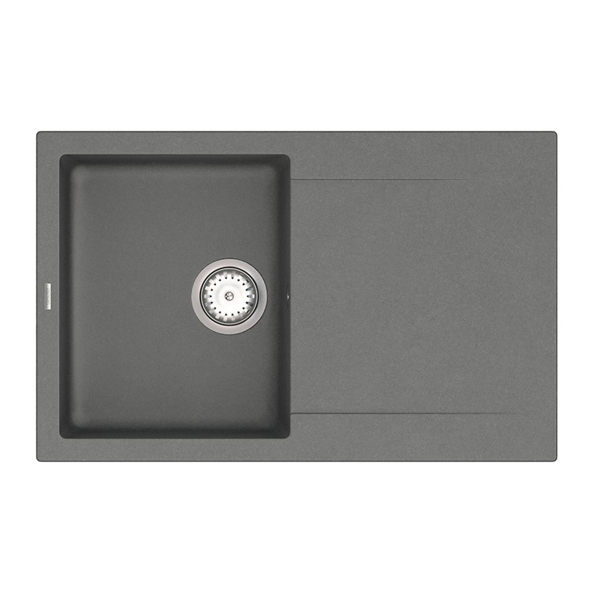 Мойка гранитная Model K 040.78 серый Cascata
