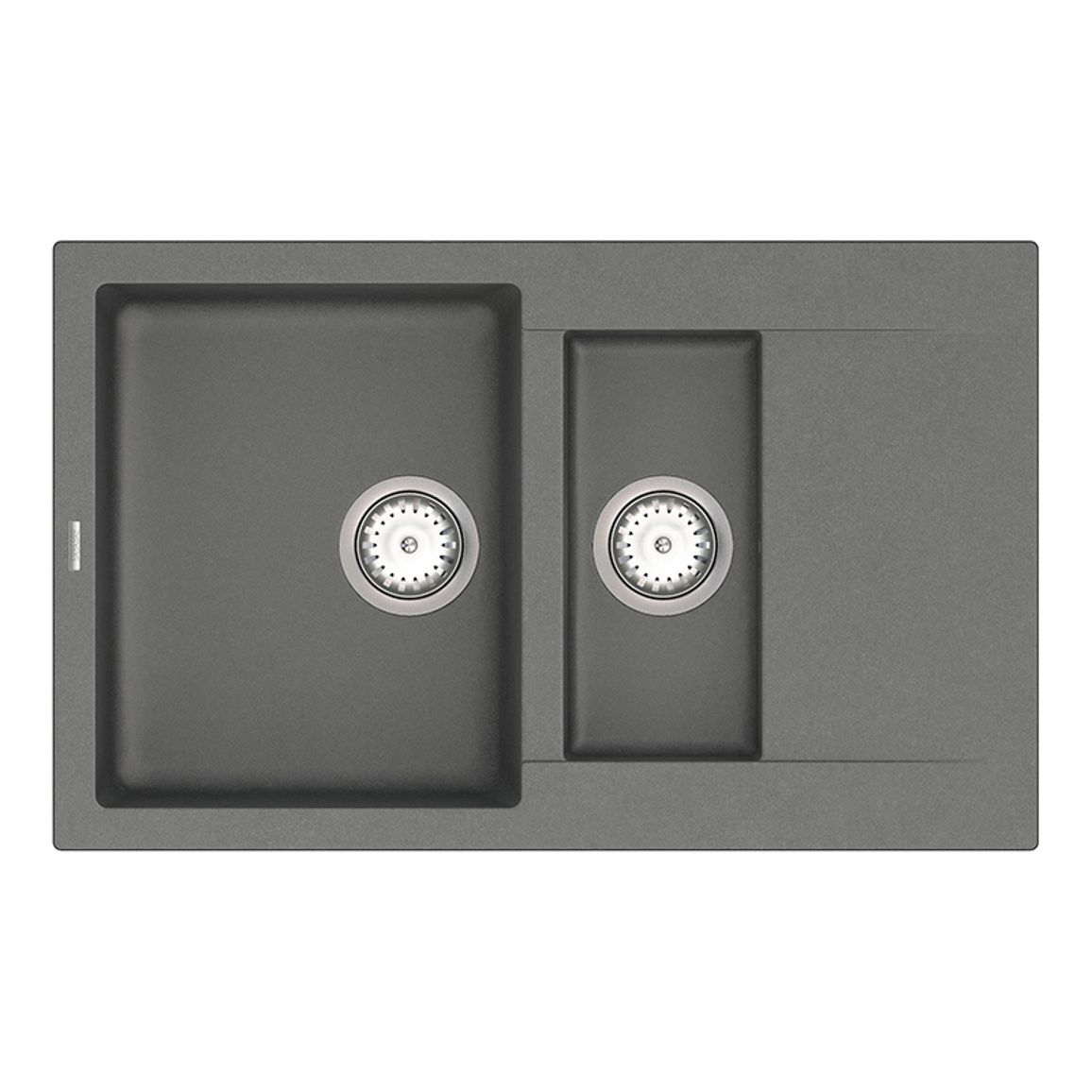 Мойка гранитная Model K 040.80 серый Cascata Мойка гранитная Model K 040.80 серый Cascata