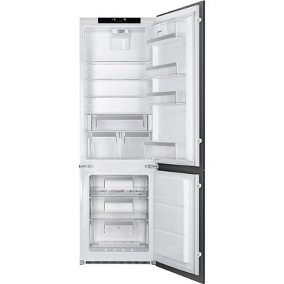 Встроенный комбинированный холодильник 60см C8174N3E Smeg