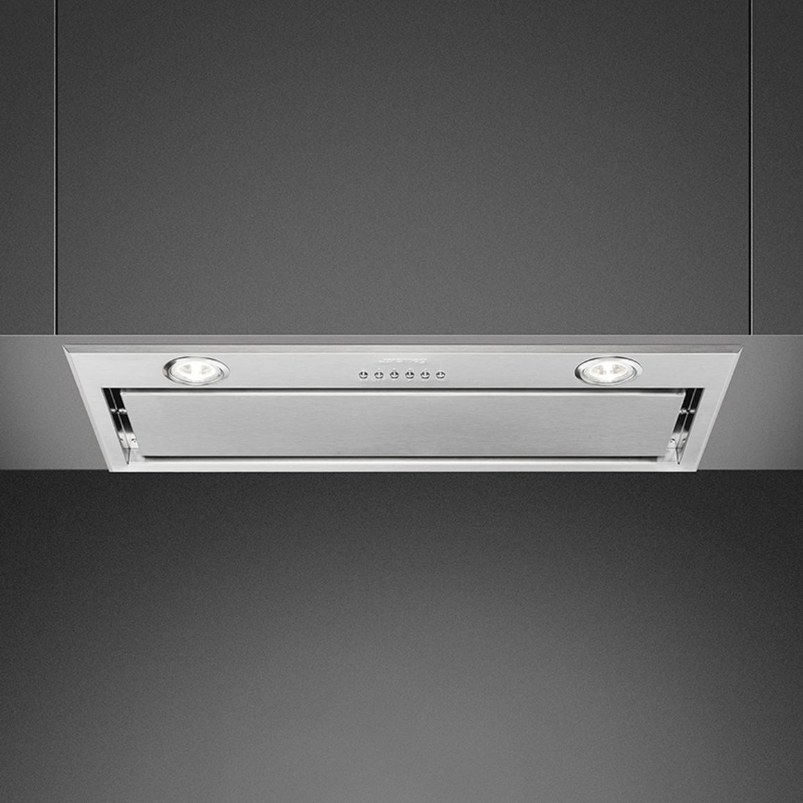 Вытяжка встраиваемая 54см KSEG58PXE Smeg Вытяжка встраиваемая 54см KSEG58PXE Smeg