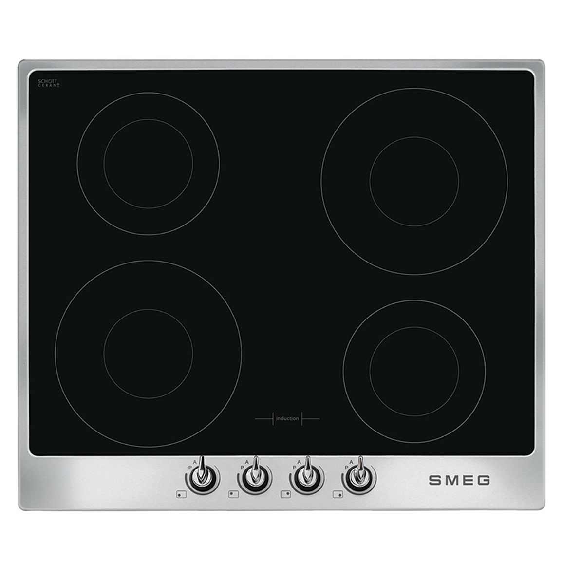 Индукционная поверхность SI964XM Smeg Индукционная поверхность SI964XM Smeg