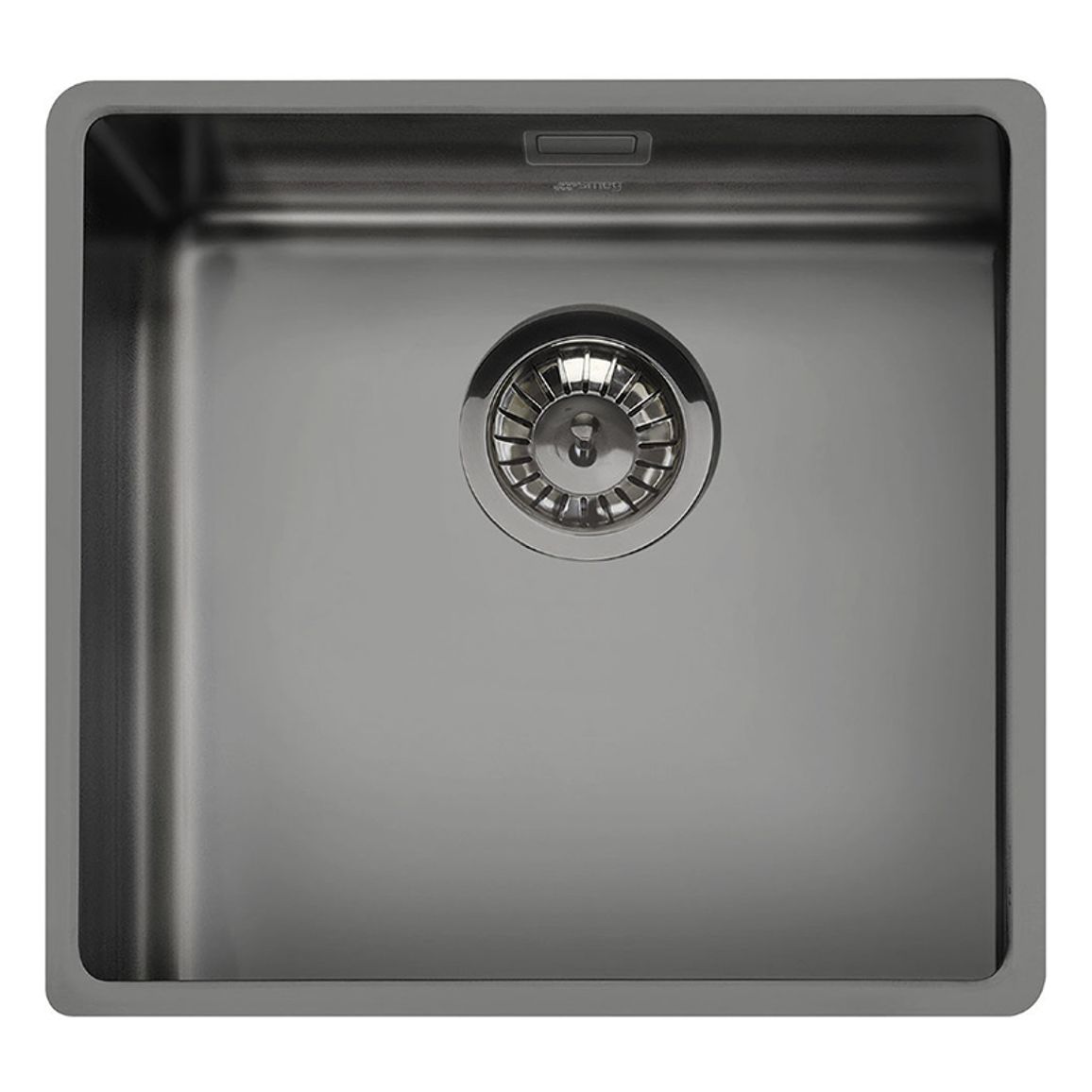 Мойка нерж. PVD (мпс) черный VSTR50DKX Smeg Мойка нерж. PVD (мпс) черный VSTR50DKX Smeg