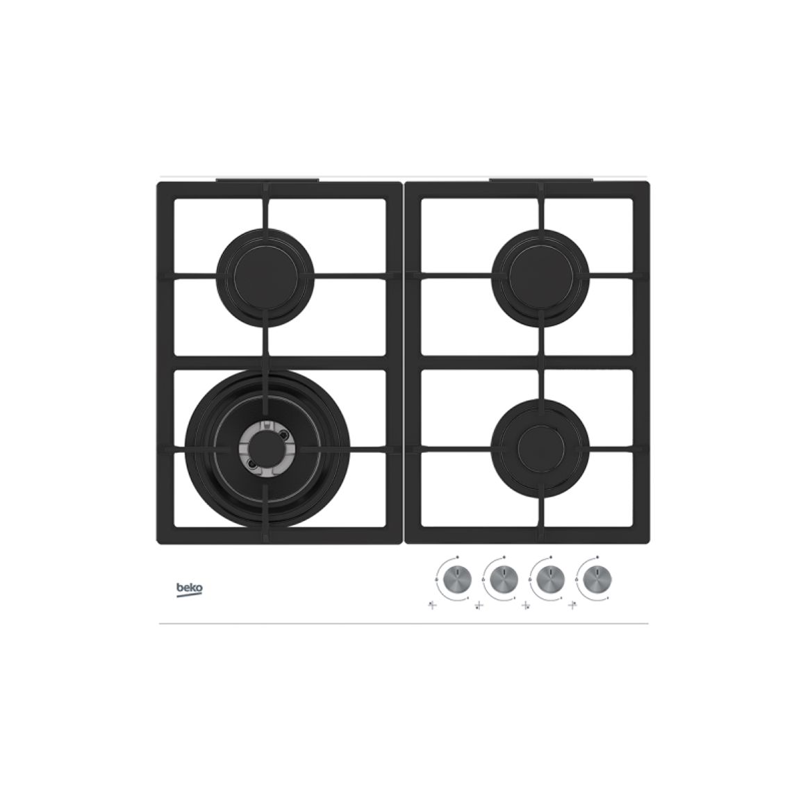 Газовая поверхность HILW64225SW Beko Газовая поверхность HILW64225SW Beko