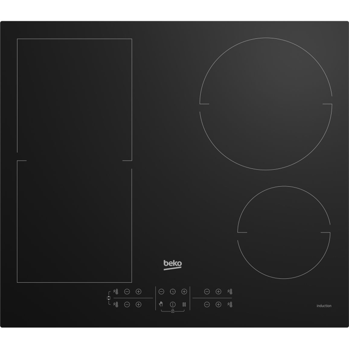 Индукционная поверхность HII64200FMT Beko Индукционная поверхность HII64200FMT Beko