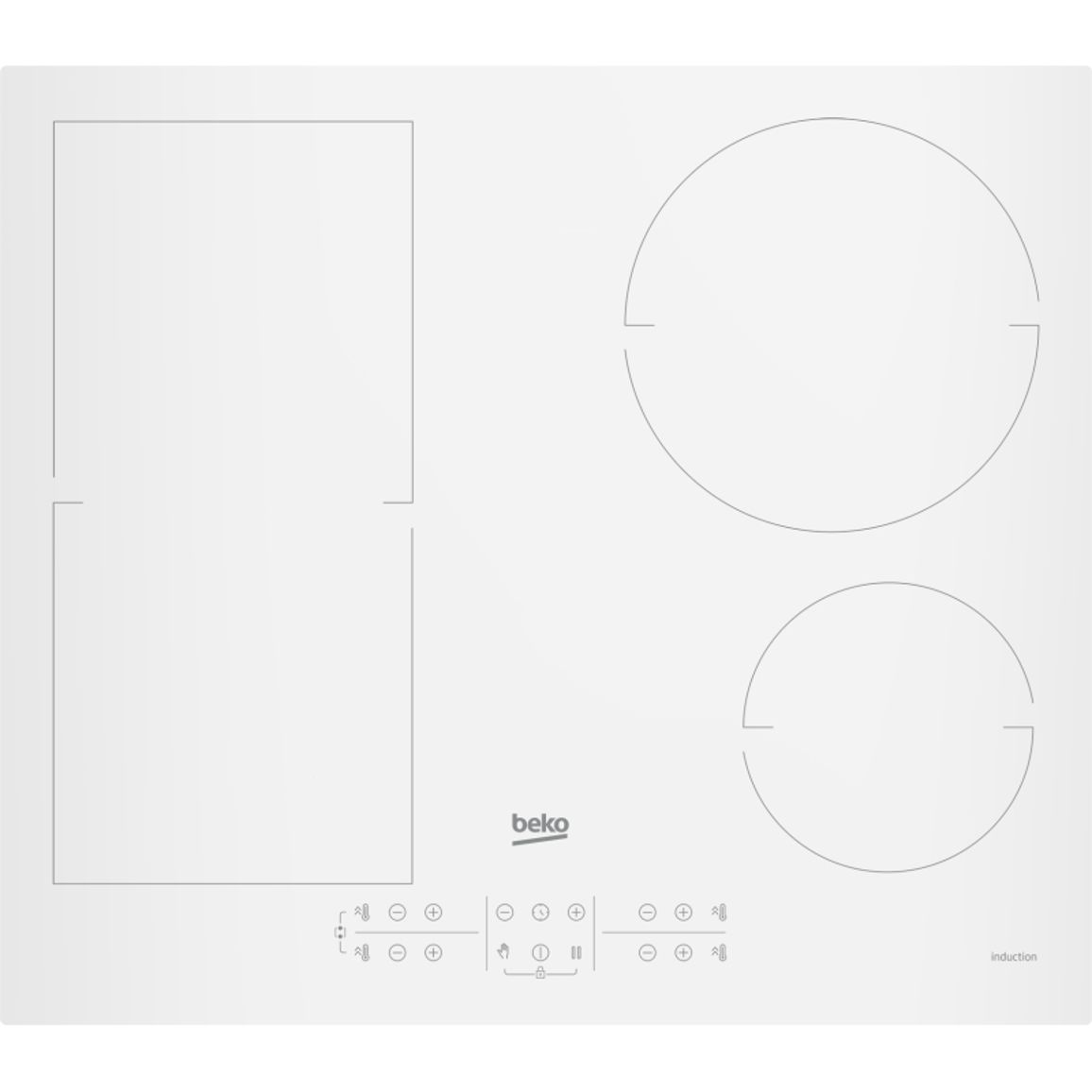 Индукционная поверхность HII64200FMTW Beko Индукционная поверхность HII64200FMTW Beko