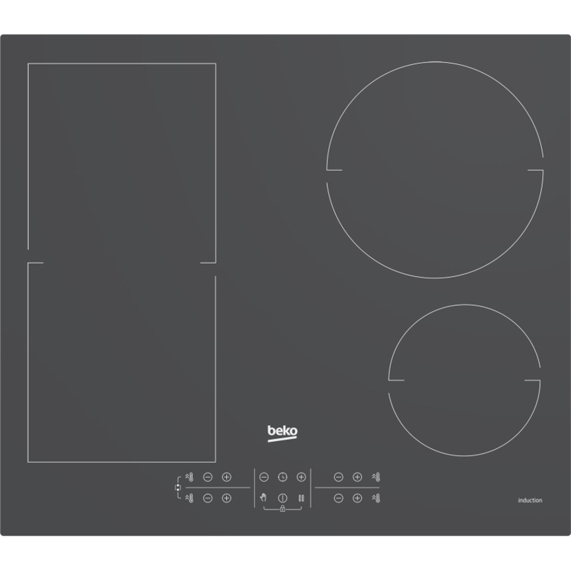 Индукционная поверхность HII64200FMTZG Beko Индукционная поверхность HII64200FMTZG Beko