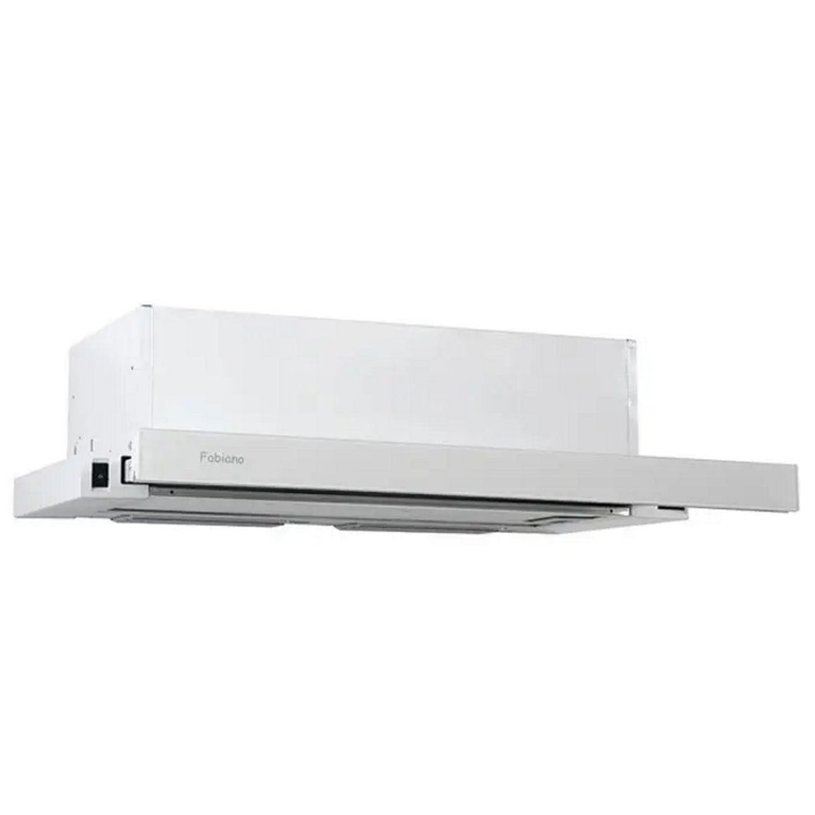 Вытяжка телескопическая белая Slim 60см Lux Glass Fabiano Вытяжка телескопическая белая Slim 60см Lux Glass Fabiano