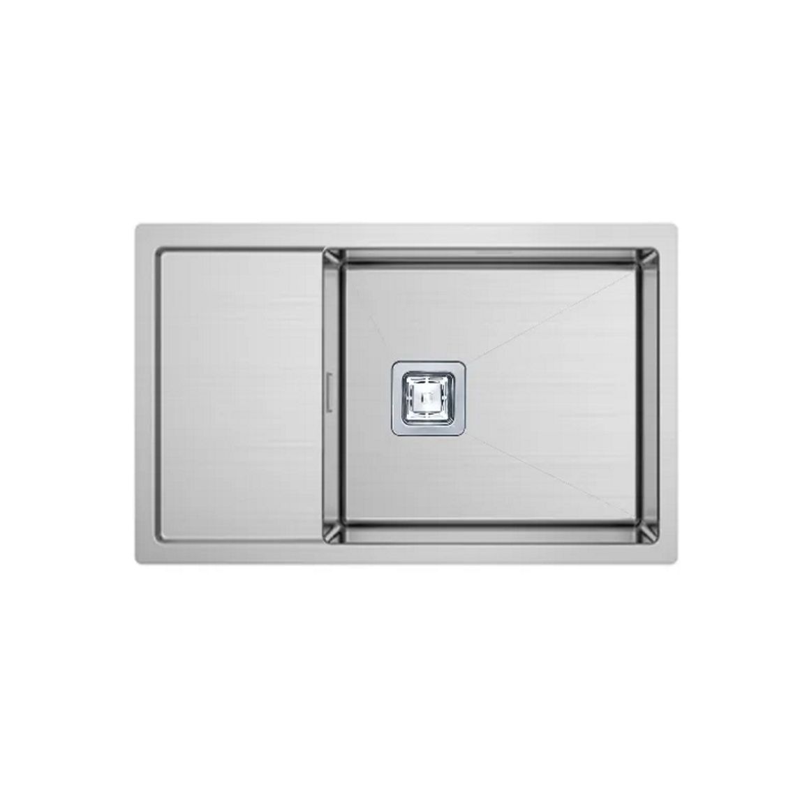Мойка нерж. Quadro 70 D (мпс) Fabiano Мойка нерж. Quadro 70 D (мпс) Fabiano