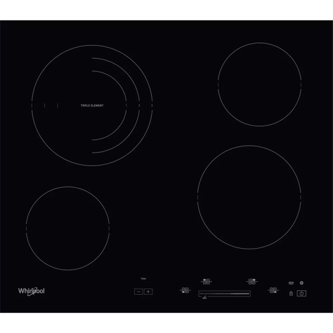 Електрична варильна поверхня AKT8900BA Whirlpool Електрична варильна поверхня AKT8900BA Whirlpool