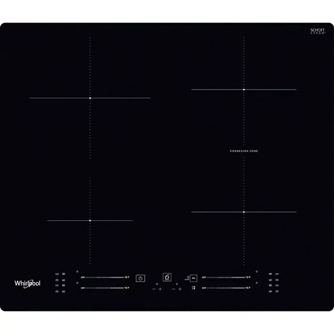 Индукционная варочная поверхность WBS0060NE Whirlpool Индукционная варочная поверхность WBS0060NE Whirlpool