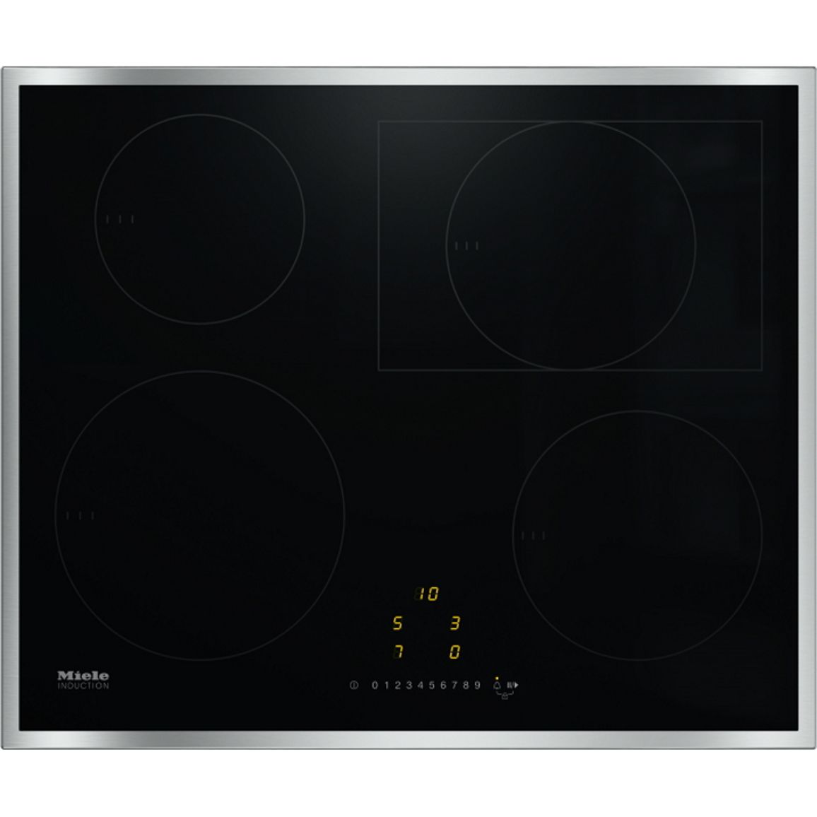 Индукционная варочная поверхность KM 7262 FR черная Miele Индукционная варочная поверхность KM 7262 FR черная Miele