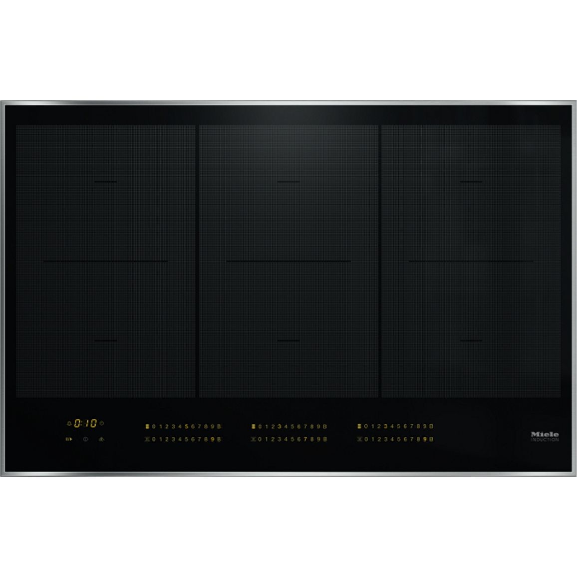 Индукционная варочная поверхность KM 7575 FR черная Miele Индукционная варочная поверхность KM 7575 FR черная Miele