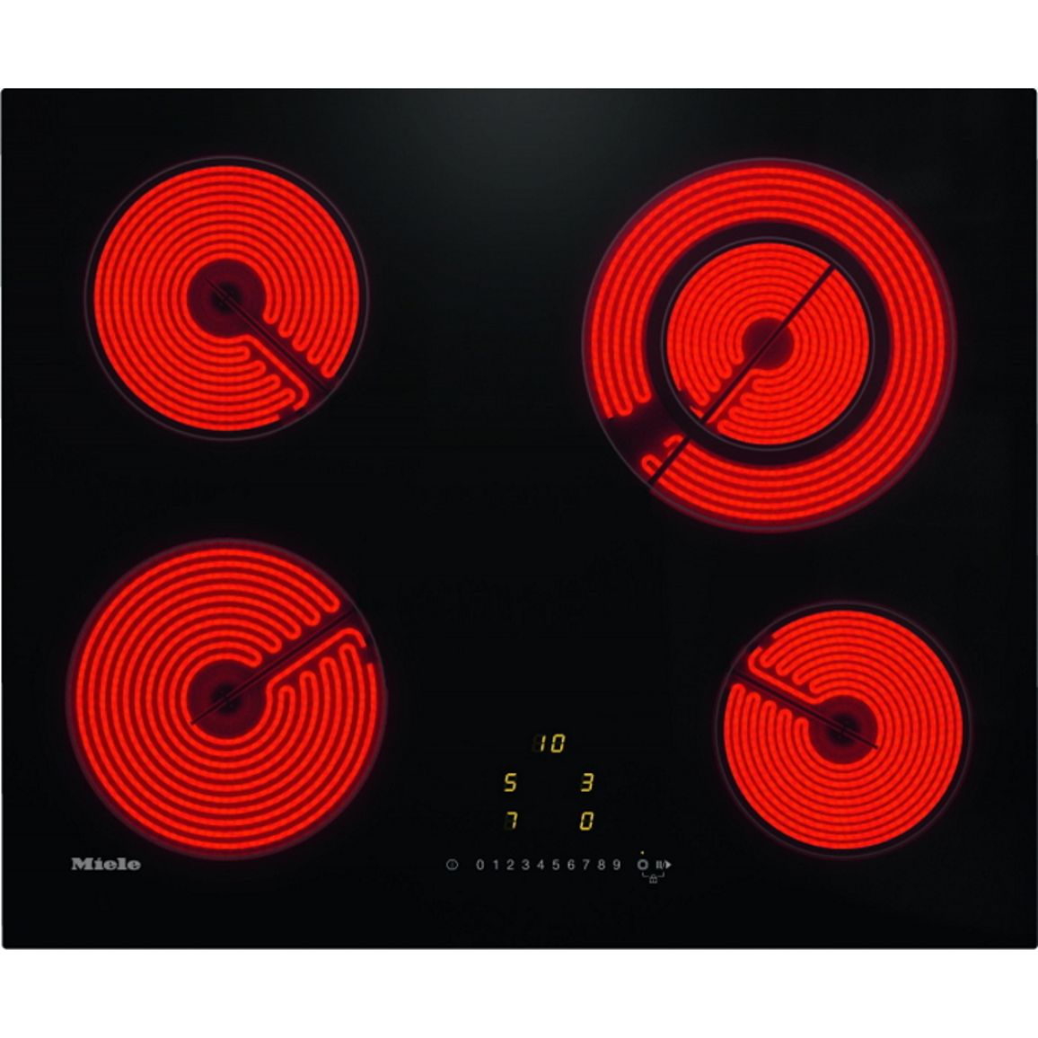 Варильна поверхня Hi-Light KM 6520 FL чорна Miele Варильна поверхня Hi-Light KM 6520 FL чорна Miele