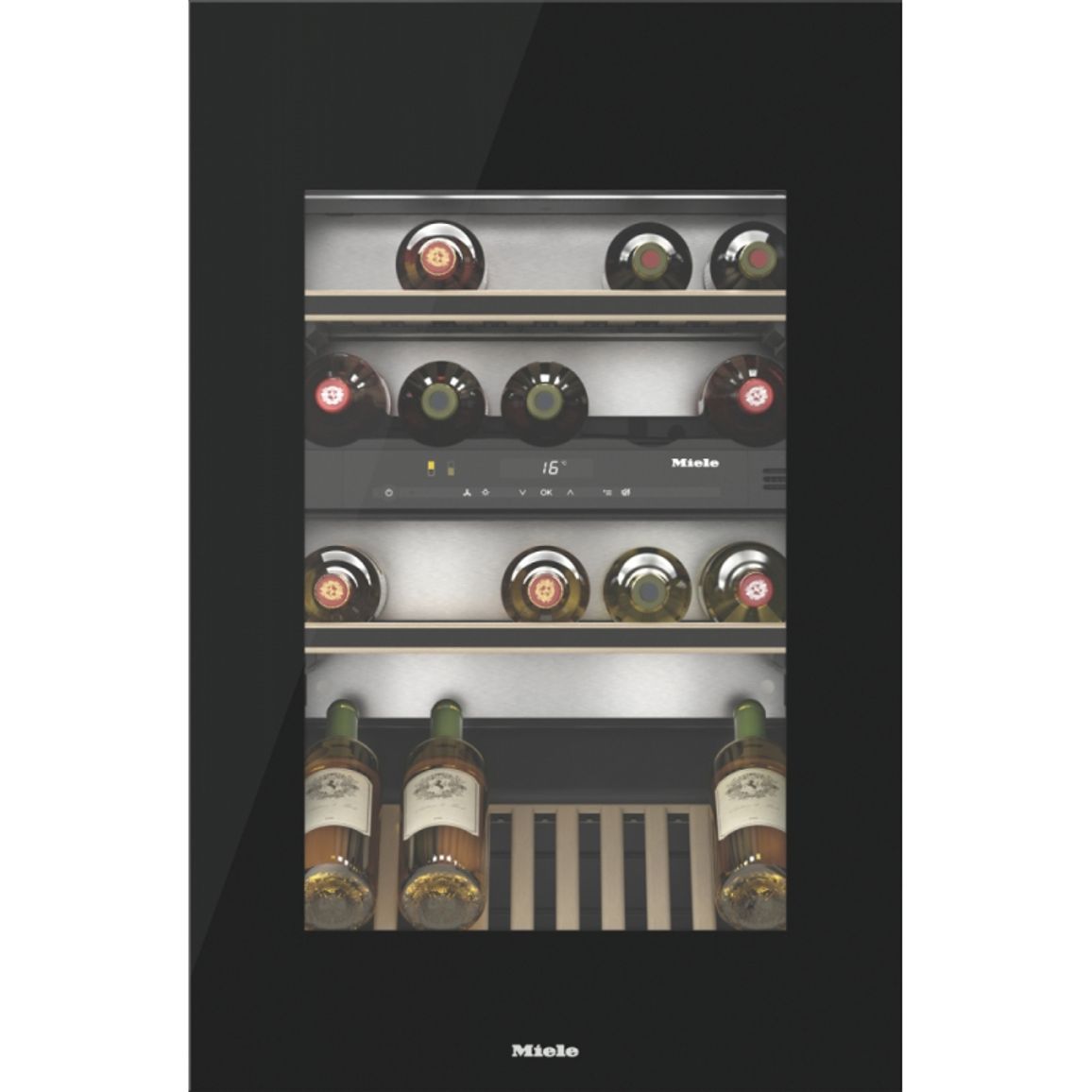 Встраиваемый винный холодильник KWT 6422 iG OBSW черный обсидиан Miele Встраиваемый винный холодильник KWT 6422 iG OBSW черный обсидиан Miele