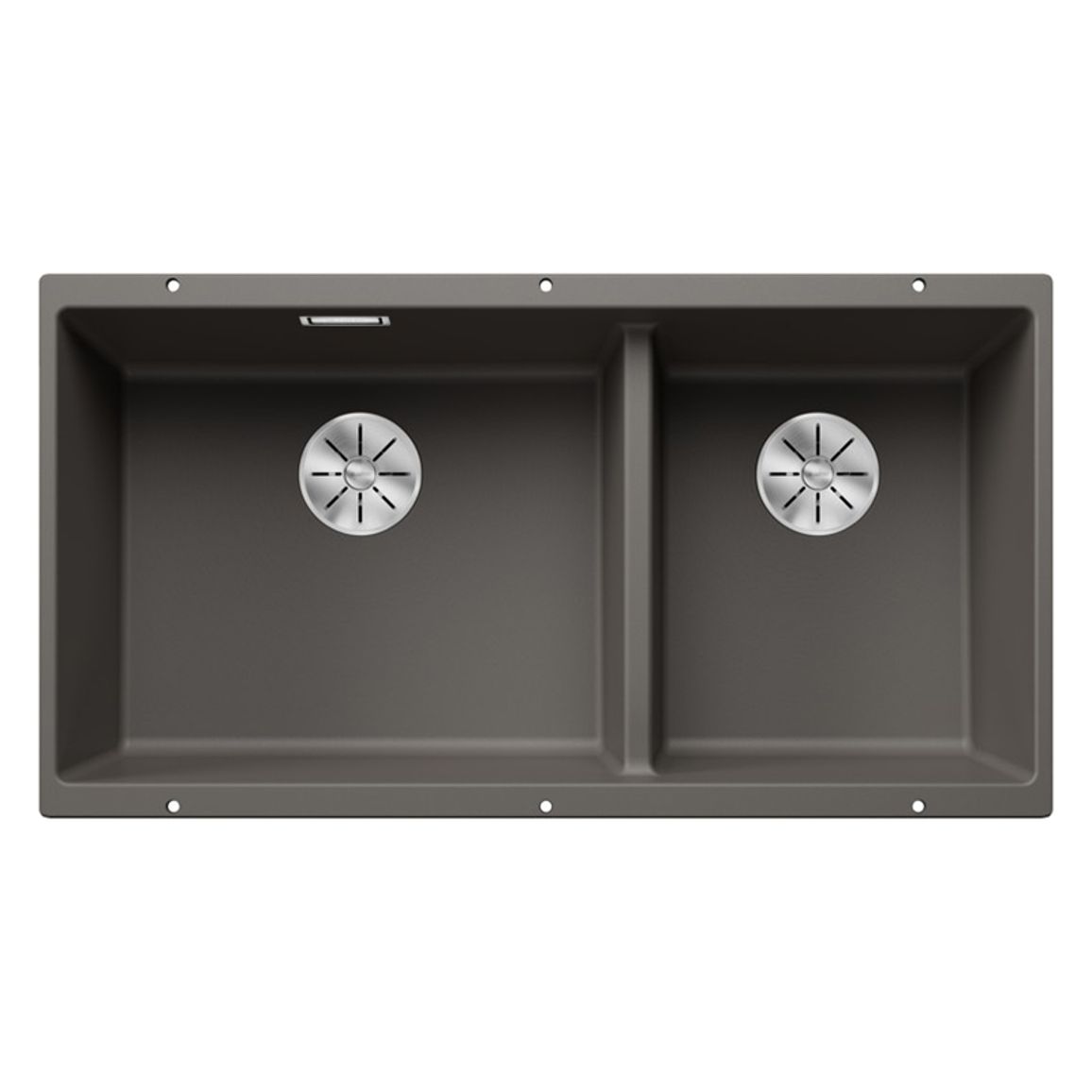 Мойка SUBLINE 480/320-U SILGRANIT (мпс.) вулканический серый BLANCO (527351) Мойка SUBLINE 480/320-U SILGRANIT (мпс.) вулканический серый BLANCO (527351)