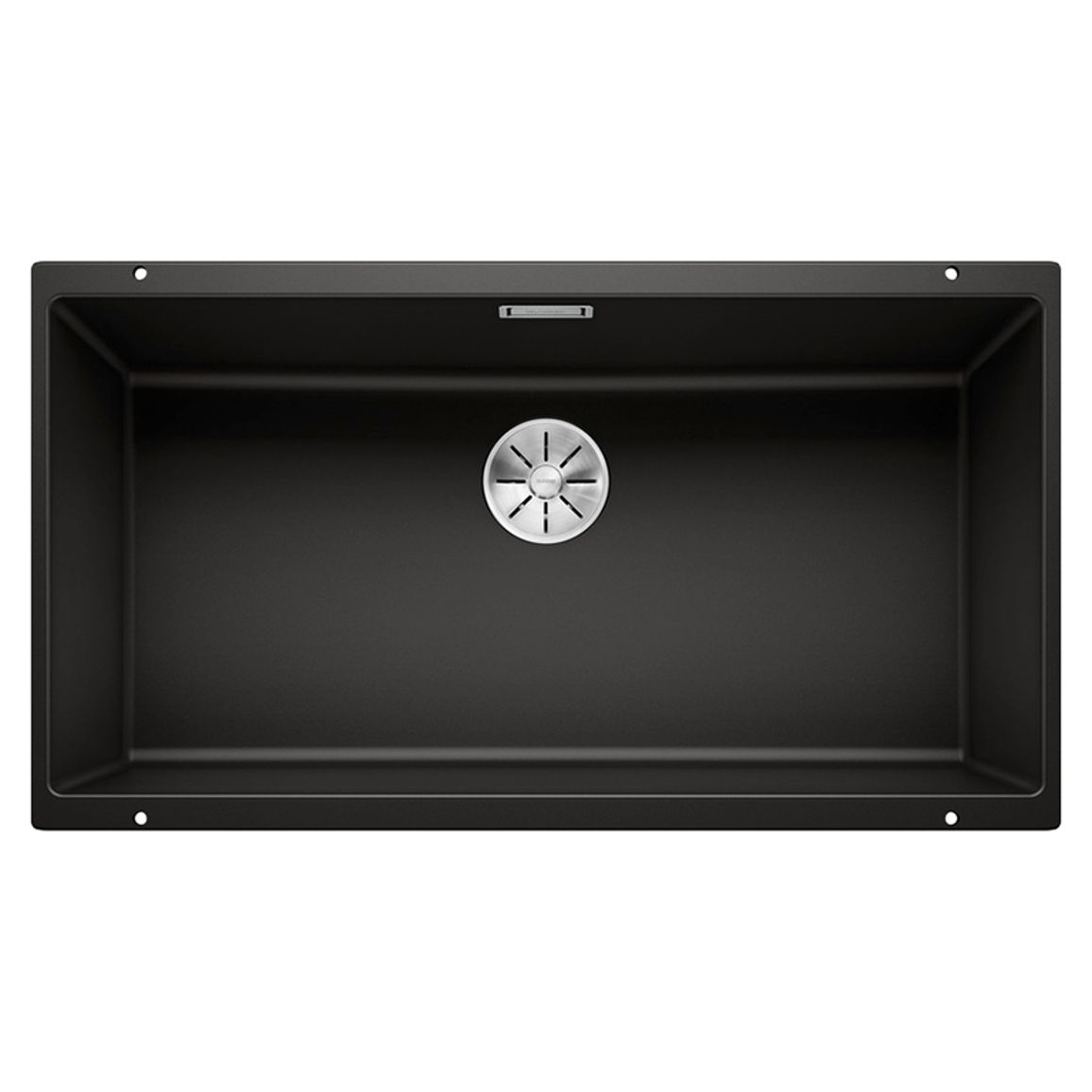 Мойка SUBLINE 800-U SILGRANIT (мпс.) черный BLANCO (526005)