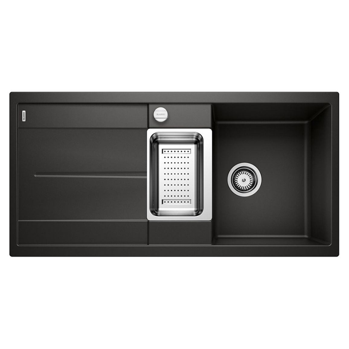 Мойка METRA 6 S SILGRANIT (мпс./врезная) черный BLANCO (525926)