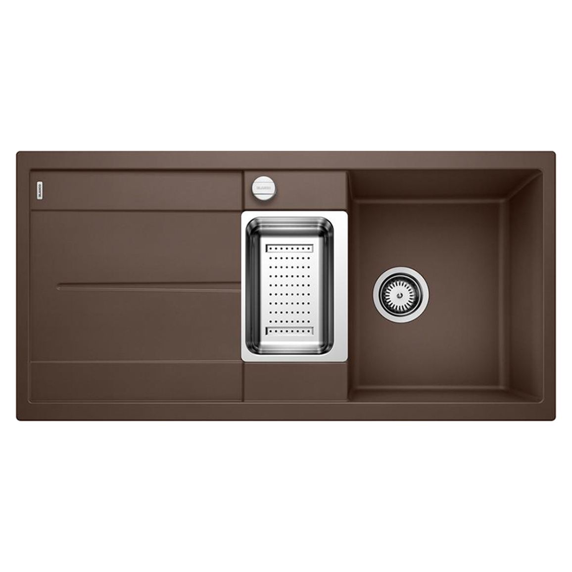 Мойка METRA 6 S SILGRANIT (мпс./врезная) кофе BLANCO (515045) Мойка METRA 6 S SILGRANIT (мпс./врезная) кофе BLANCO (515045)
