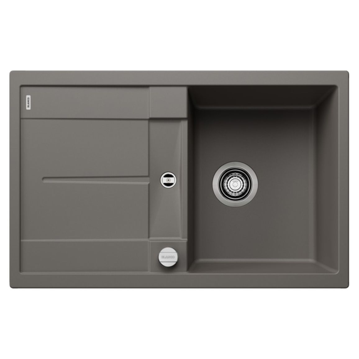 Мойка METRA 45 S SILGRANIT (мпс./врезная) вулканический серый BLANCO (527288) Мойка METRA 45 S SILGRANIT (мпс./врезная) вулканический серый BLANCO (527288)