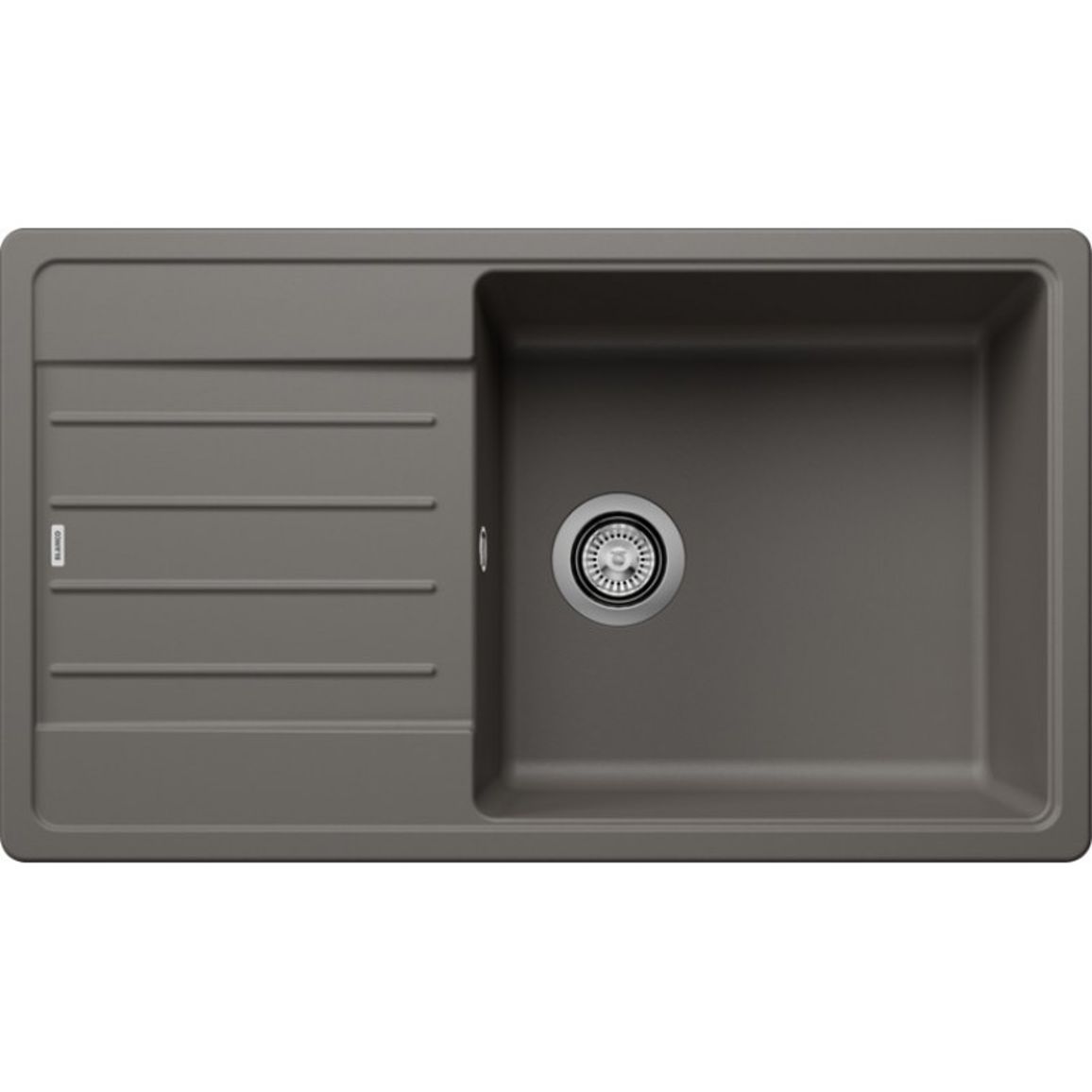 Мийка LEGRA XL 6 S SILGRANIT вулканічний сірий BLANCO (527274)