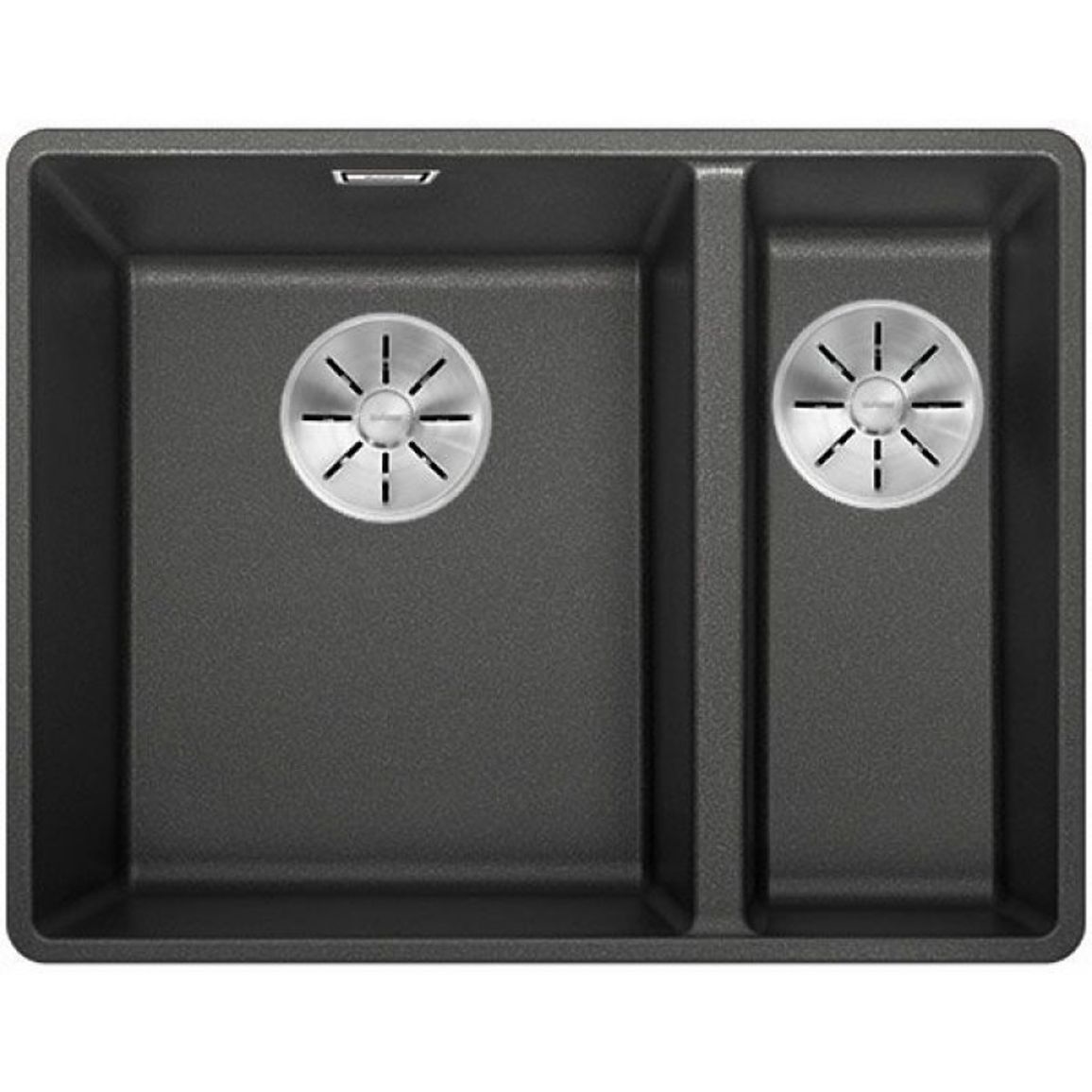 Мойка SUBLINE 340/160-F SILGRANIT (в уровень) антрацит BLANCO (523568) Мойка SUBLINE 340/160-F SILGRANIT (в уровень) антрацит BLANCO (523568)