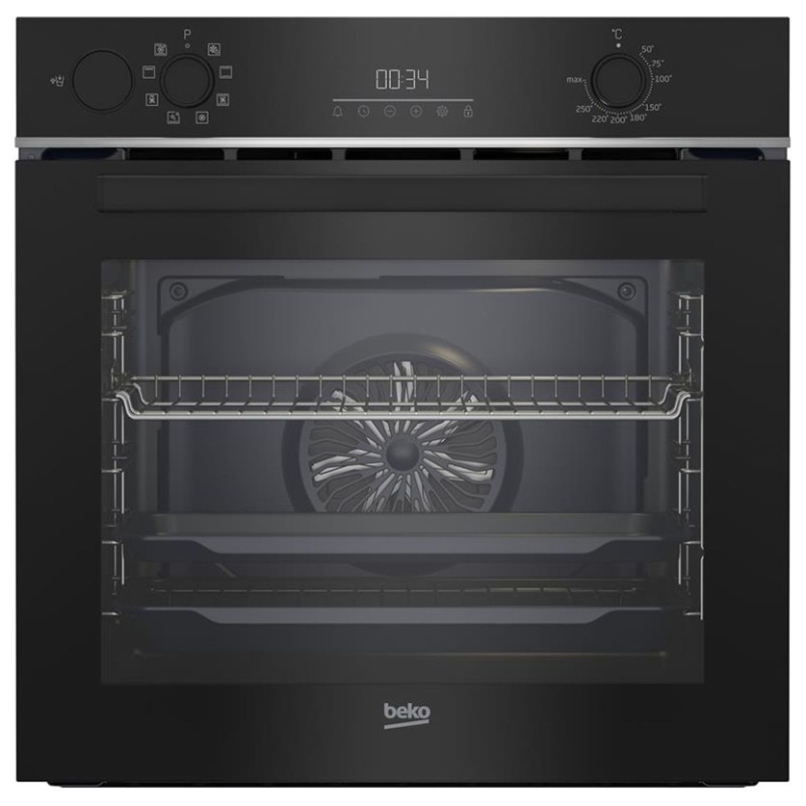 Духовой шкаф черный BBIS143N0B Beko Духовой шкаф черный BBIS143N0B Beko