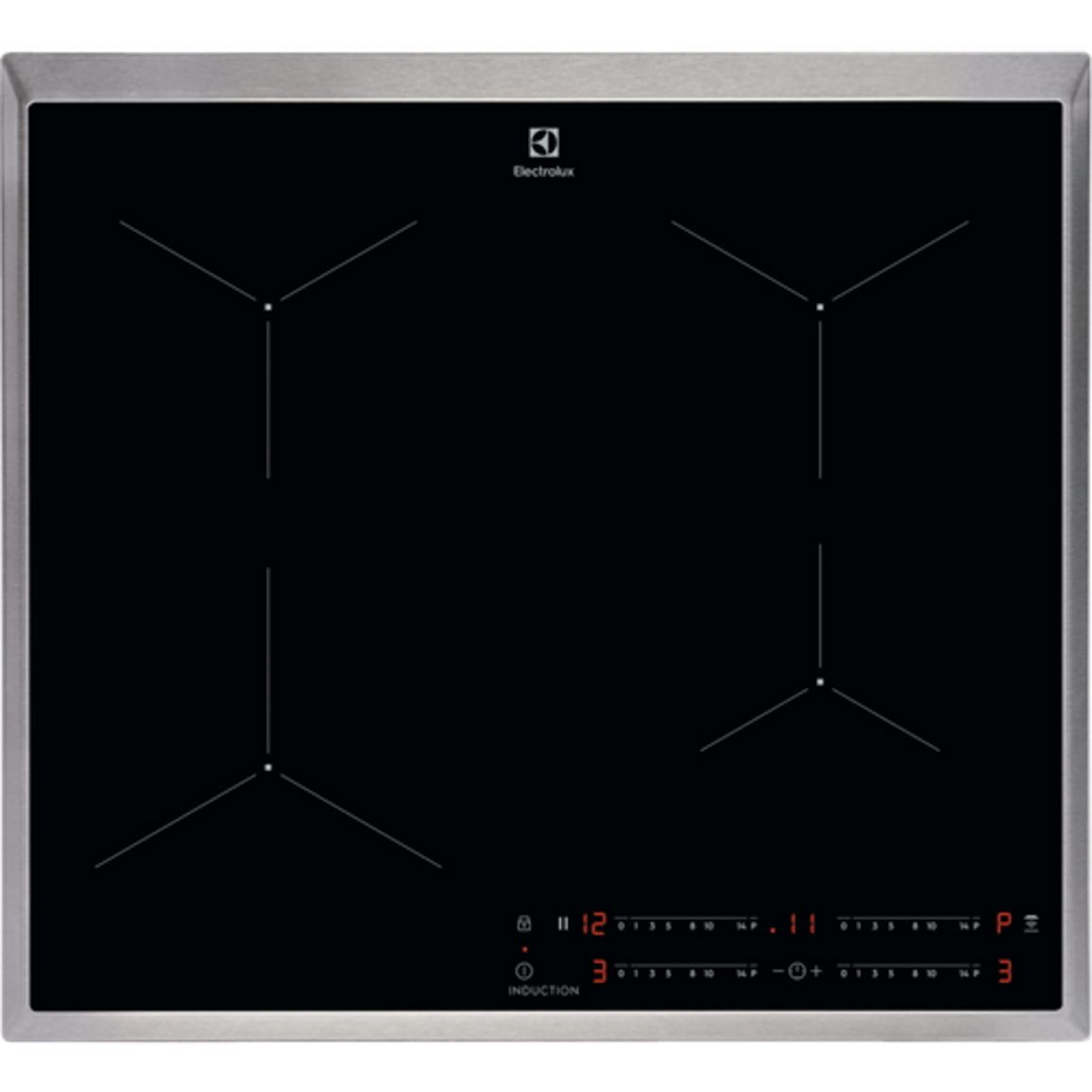 Индукционная варочная поверхность EIT60443X Hob2Hood Electrolux Индукционная варочная поверхность EIT60443X Hob2Hood Electrolux