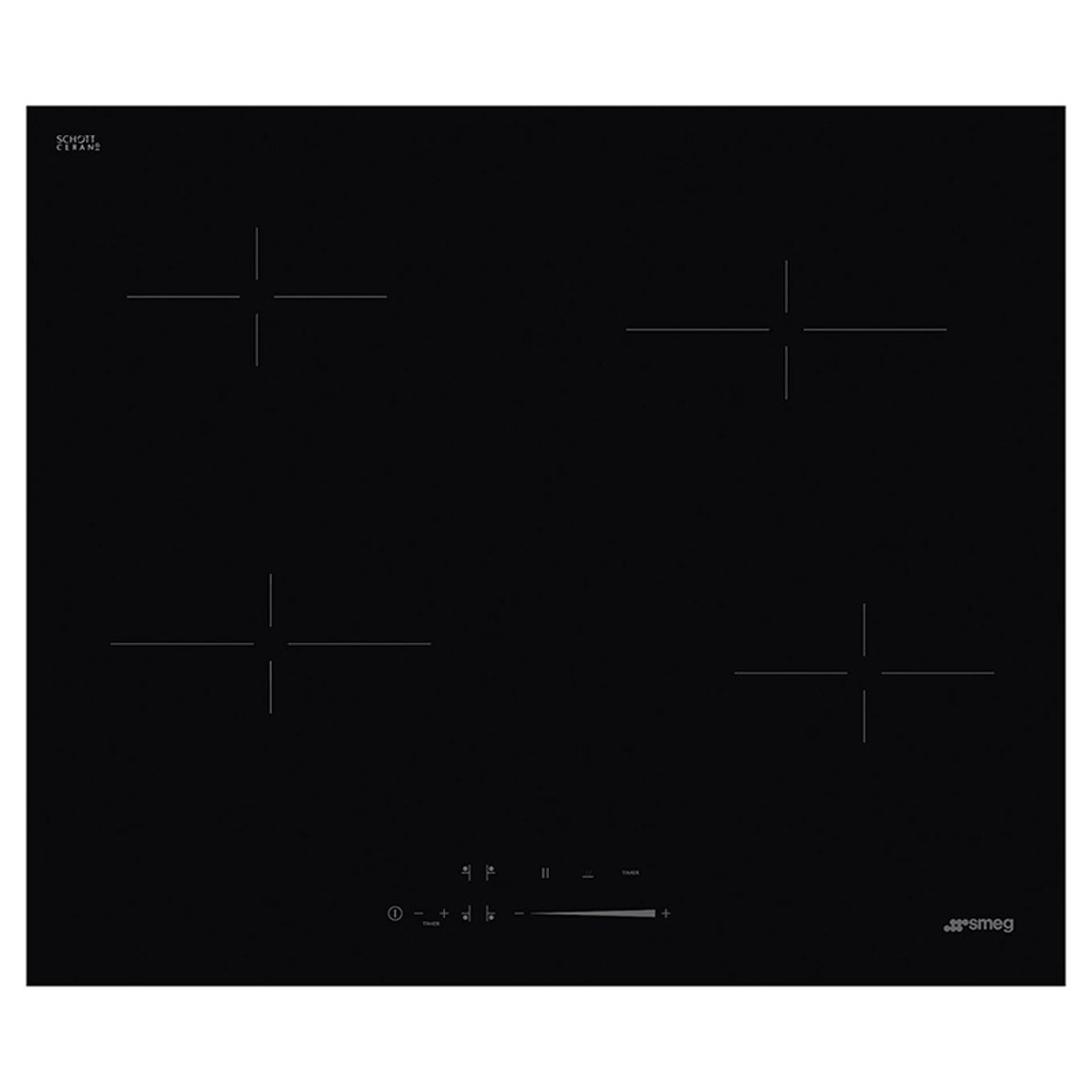 Стеклокерамическая поверхность SE464TD Smeg