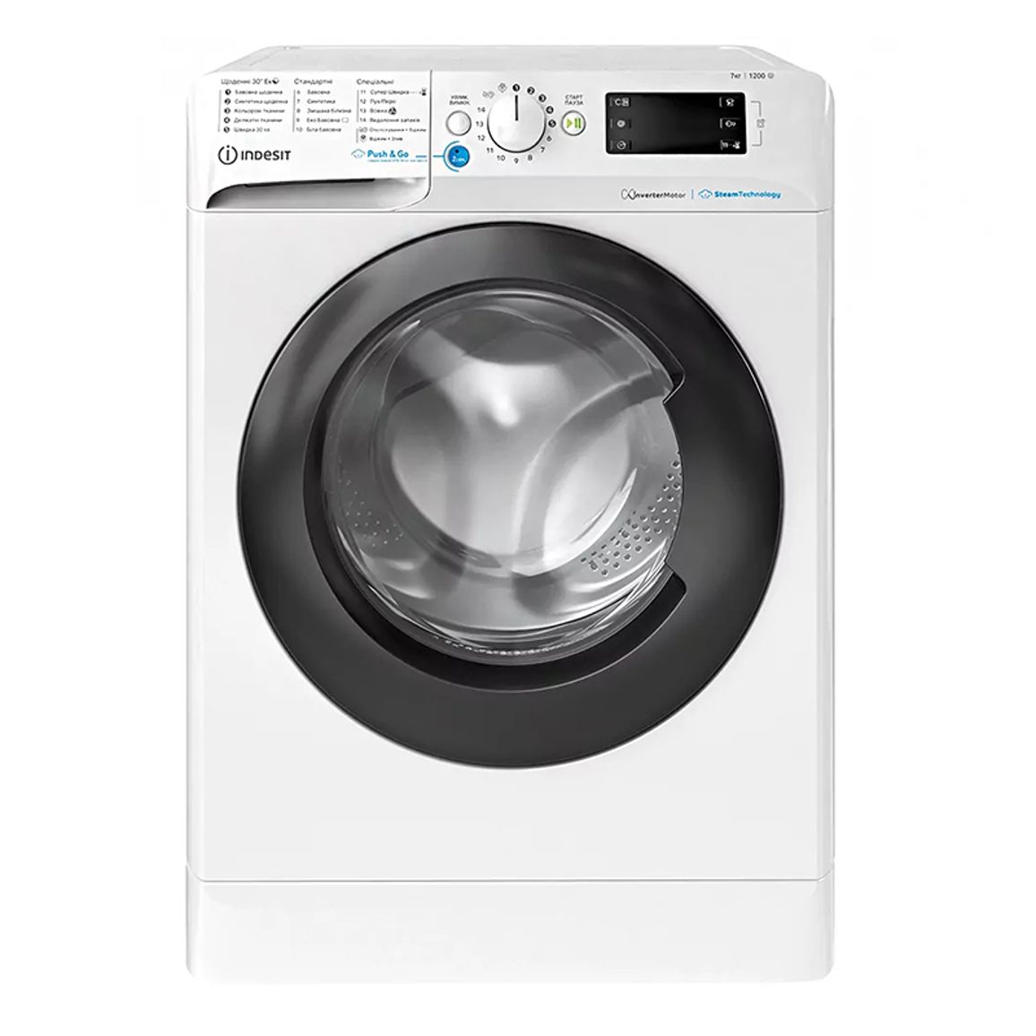 Пральна машина фронтальна BWSE71293XWBVUA біла Indesit Пральна машина фронтальна BWSE71293XWBVUA біла Indesit