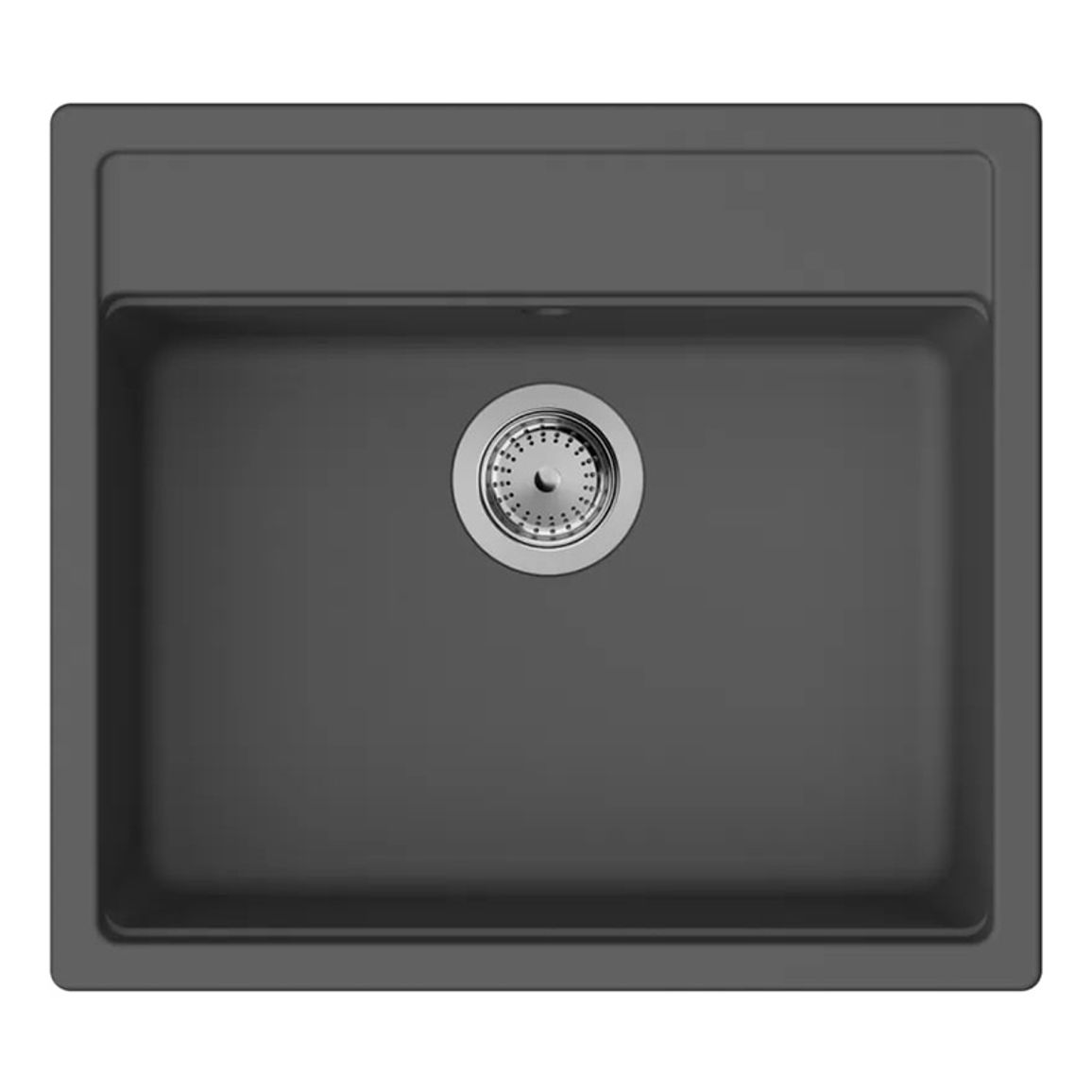 Мойка кухонная гранит S52 без крыла врезная, серый графит Hansgrohe (43359290)