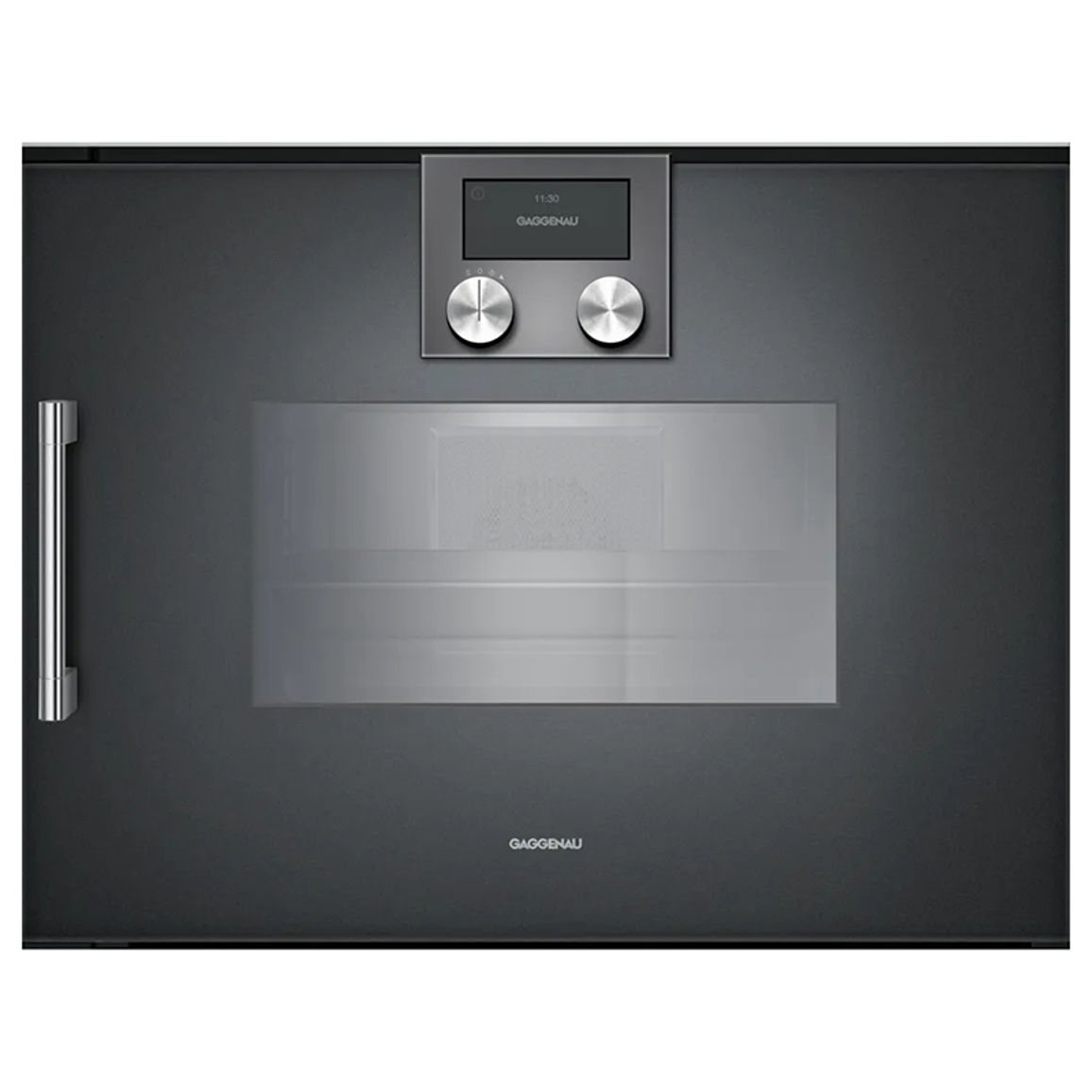 Компактный духовой шкаф-пароварка BSP250101 правый антрацит GAGGENAU Компактный духовой шкаф-пароварка BSP250101 правый антрацит GAGGENAU
