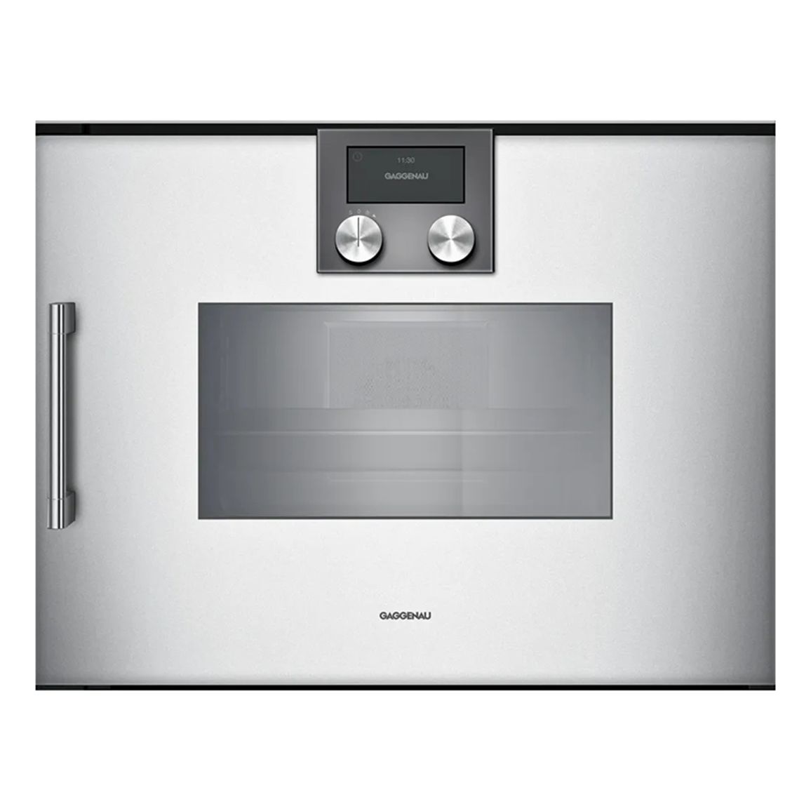 Компактный духовой шкаф-пароварка BSP250131 правый алюминий GAGGENAU Компактный духовой шкаф-пароварка BSP250131 правый алюминий GAGGENAU