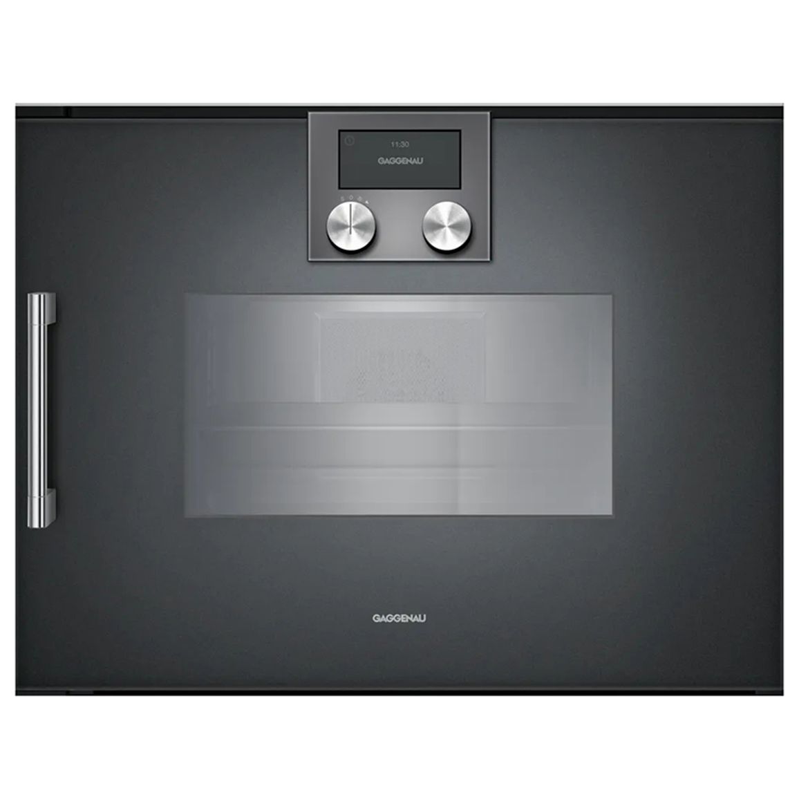 Компактный духовой шкаф-пароварка BSP260101 правый антрацит GAGGENAU Компактный духовой шкаф-пароварка BSP260101 правый антрацит GAGGENAU