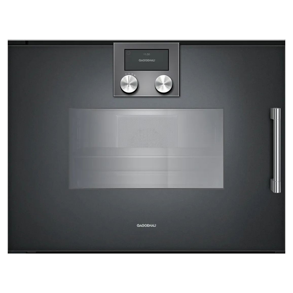 Компактный духовой шкаф-пароварка BSP261101 левый антрацит GAGGENAU Компактный духовой шкаф-пароварка BSP261101 левый антрацит GAGGENAU
