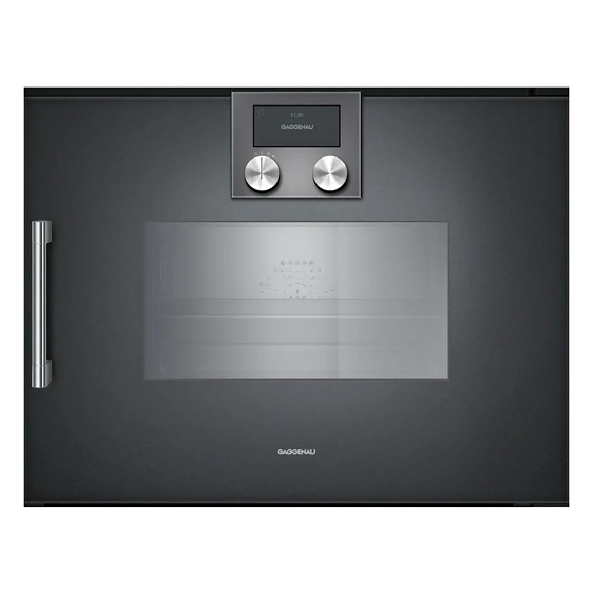 Компактный духовой шкаф-пароварка BSP270101 правый антрацит GAGGENAU Компактный духовой шкаф-пароварка BSP270101 правый антрацит GAGGENAU