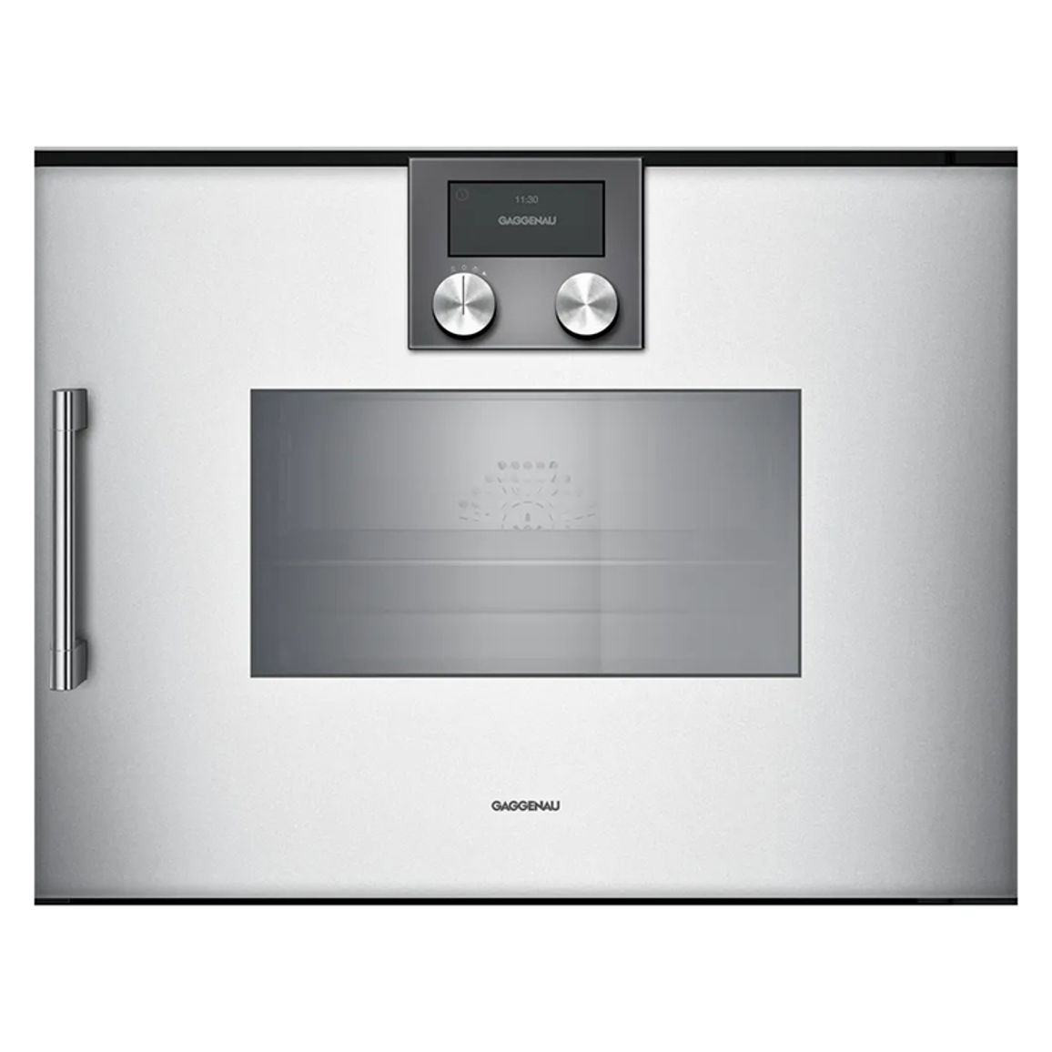Компактный духовой шкаф-пароварка BSP270131 правый алюминий GAGGENAU Компактный духовой шкаф-пароварка BSP270131 правый алюминий GAGGENAU